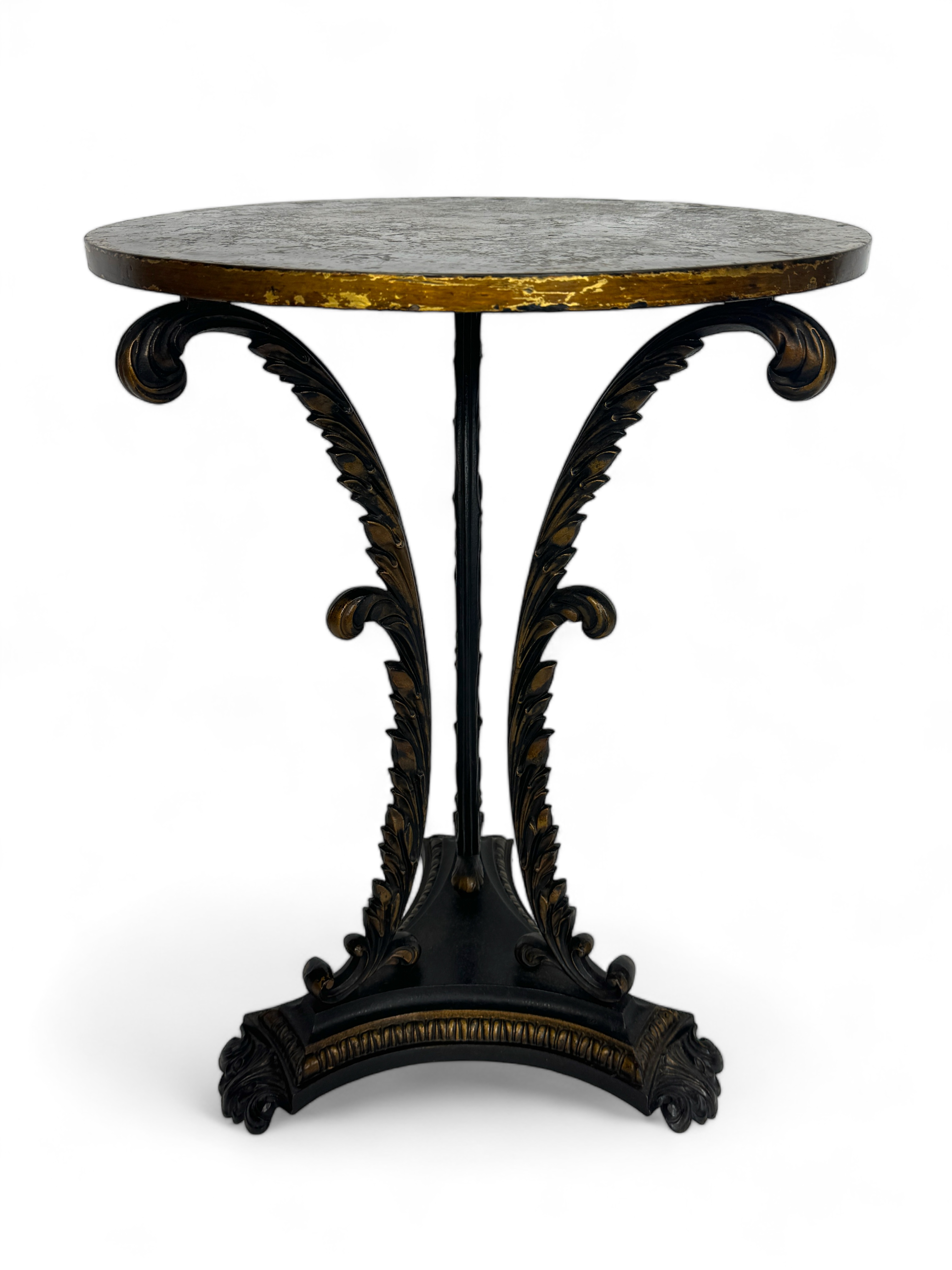 A 19th century cast iron occasional table