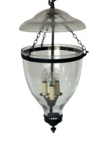 A Regency style Vaughan 'Glass Globe' hall lantern