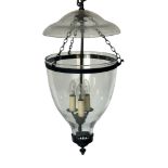 A Regency style Vaughan 'Glass Globe' hall lantern