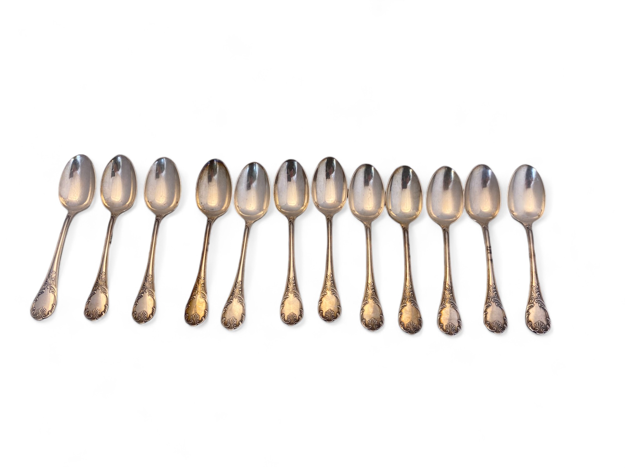 An extensive composite canteen of mostly silver plated Marly pattern cutlery by Christofle, Paris - Image 37 of 99