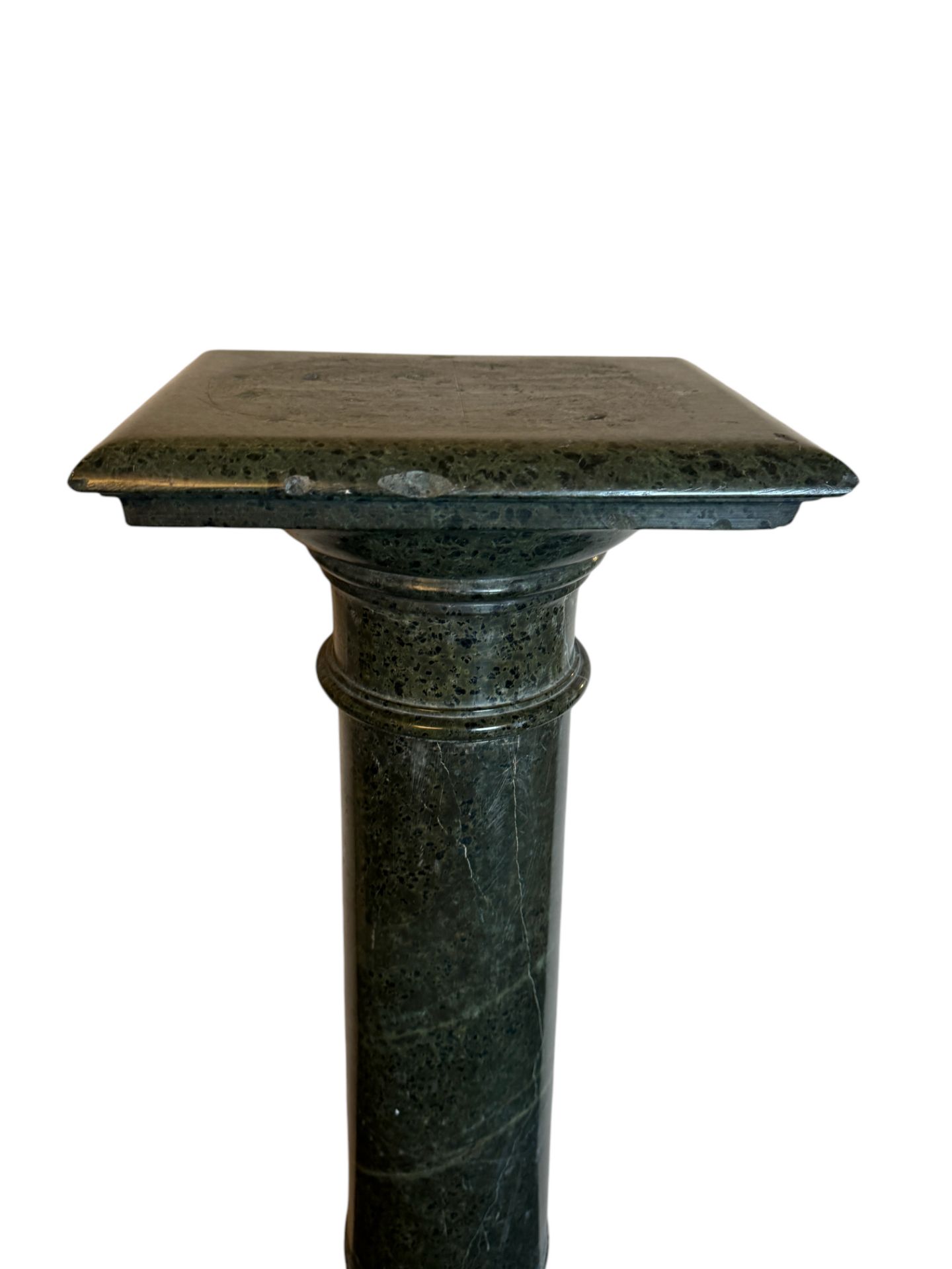 A late 19th century green granite column - Image 2 of 5