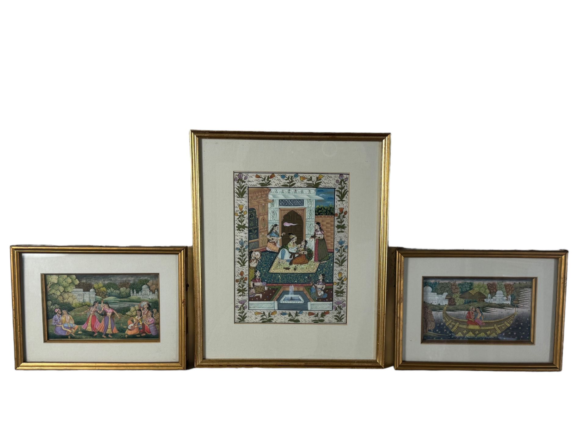 A group of three Islamic watercolours