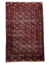 A Tekke Bokhara rug, mid 20th century