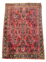 A Sarouk rug, Persia, circa 1930