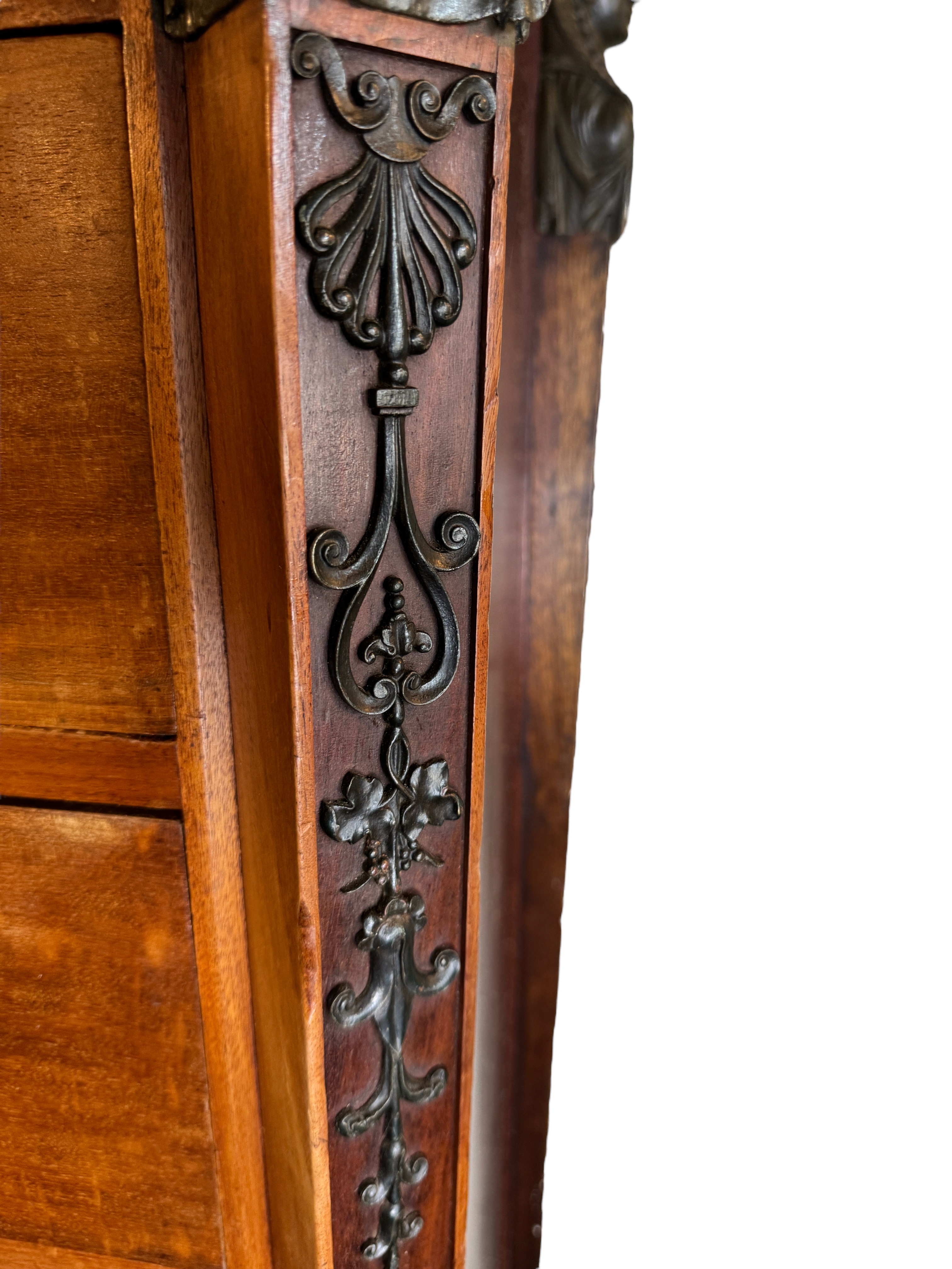 A 19th century Empire style mahogany semainier - Image 4 of 5