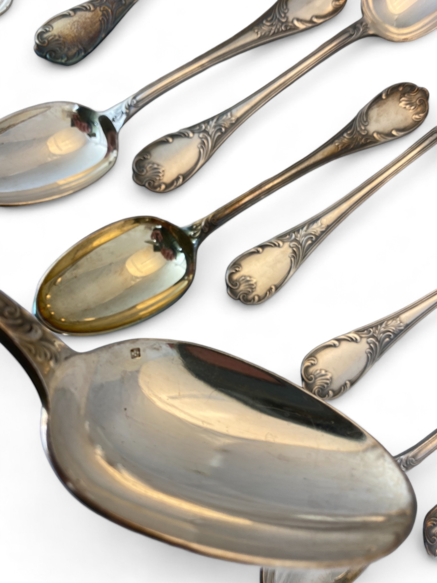 An extensive composite canteen of mostly silver plated Marly pattern cutlery by Christofle, Paris - Image 14 of 99