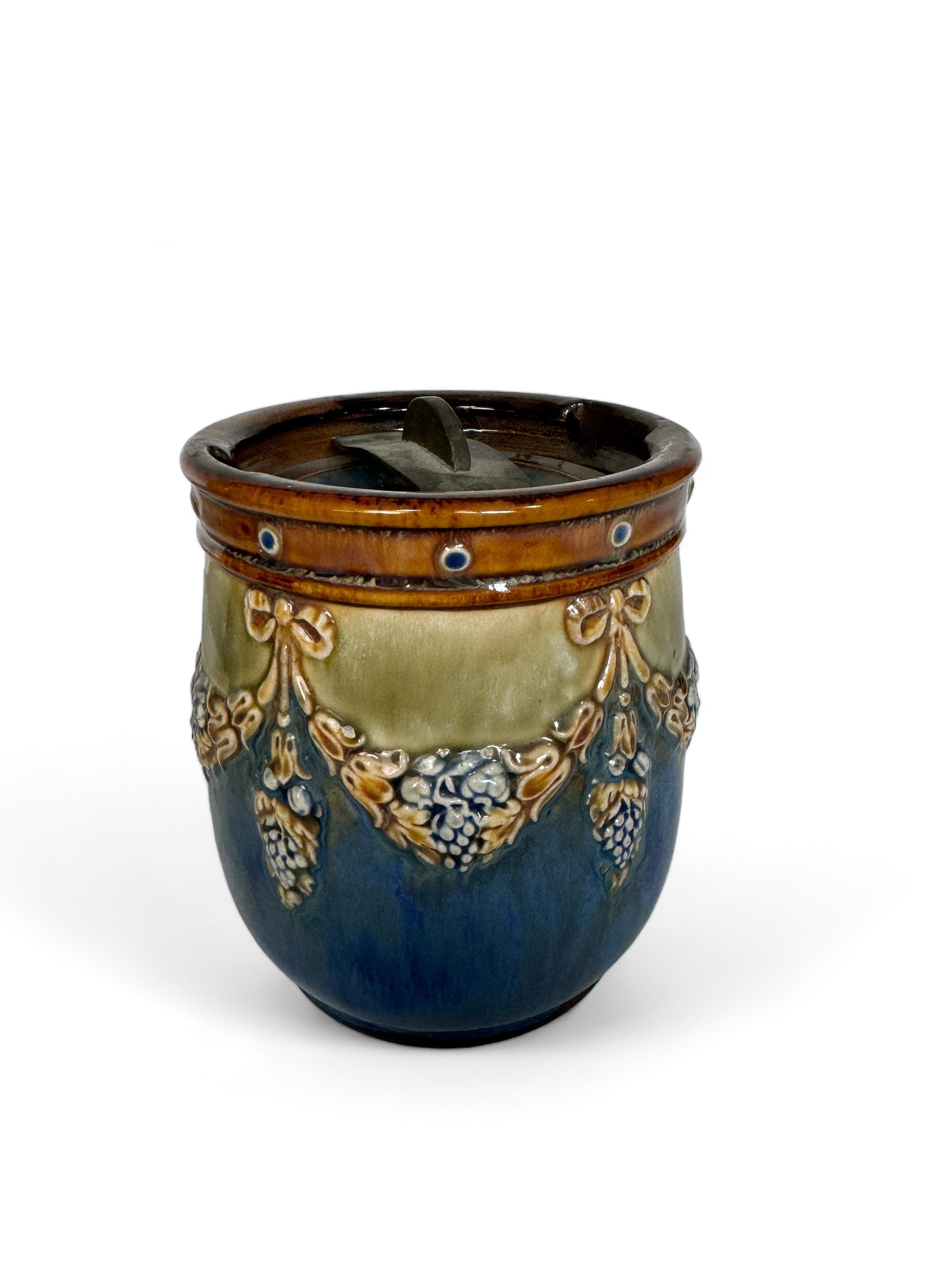 A group of Royal Doulton vases and a tobacco jar - Image 6 of 10