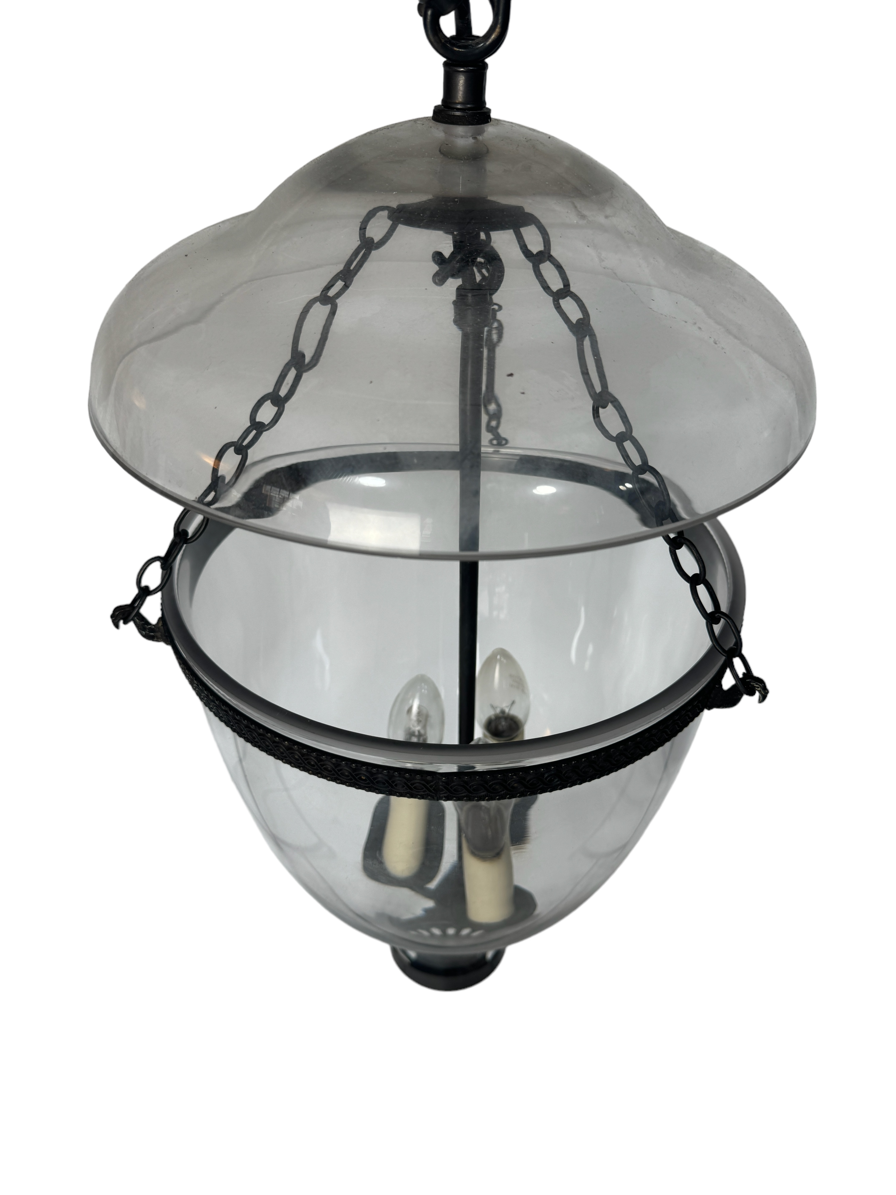 A Regency style Vaughan 'Glass Globe' hall lantern - Image 3 of 5