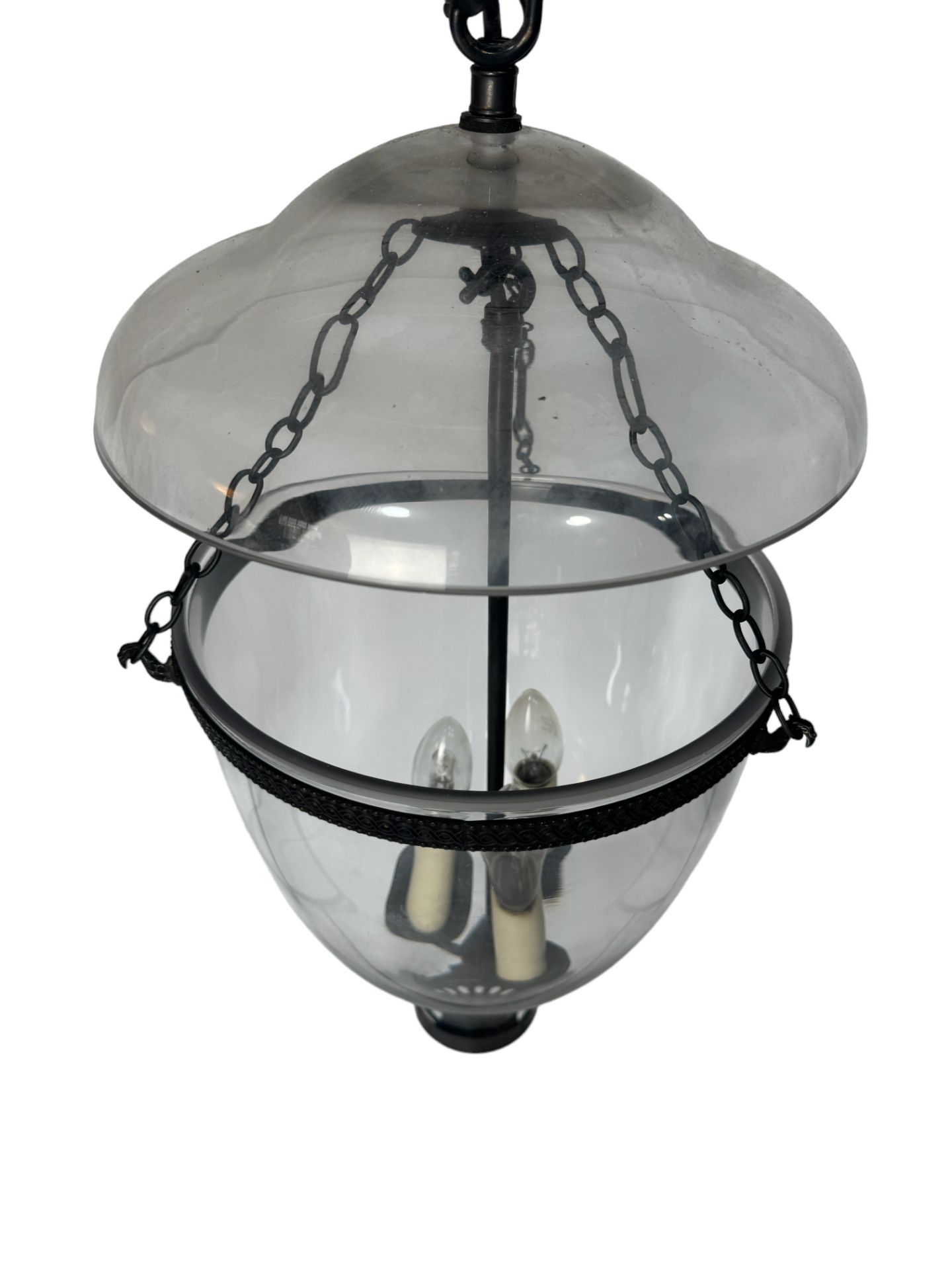 A Regency style Vaughan 'Glass Globe' hall lantern - Image 3 of 5