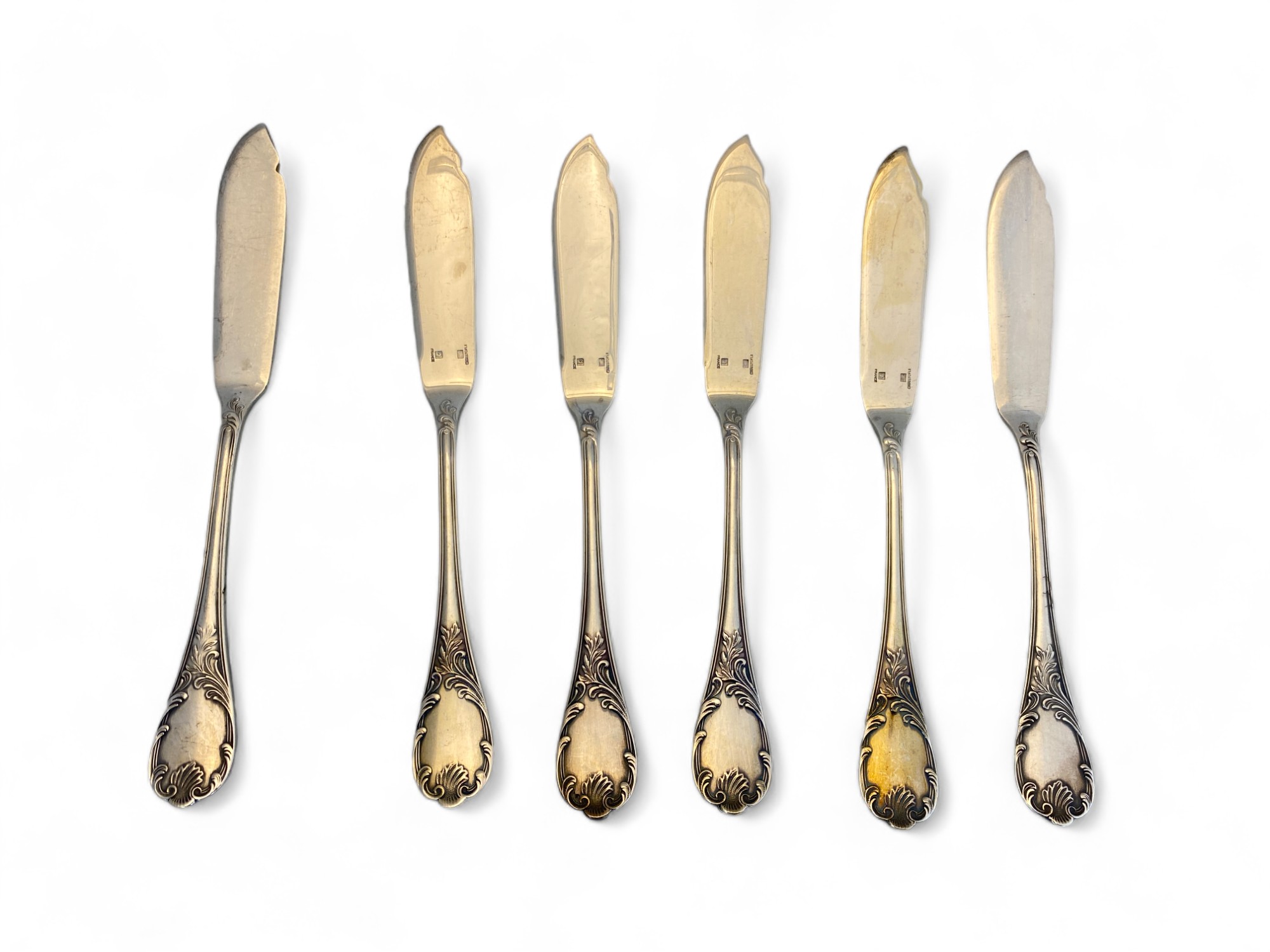 An extensive composite canteen of mostly silver plated Marly pattern cutlery by Christofle, Paris - Image 33 of 99