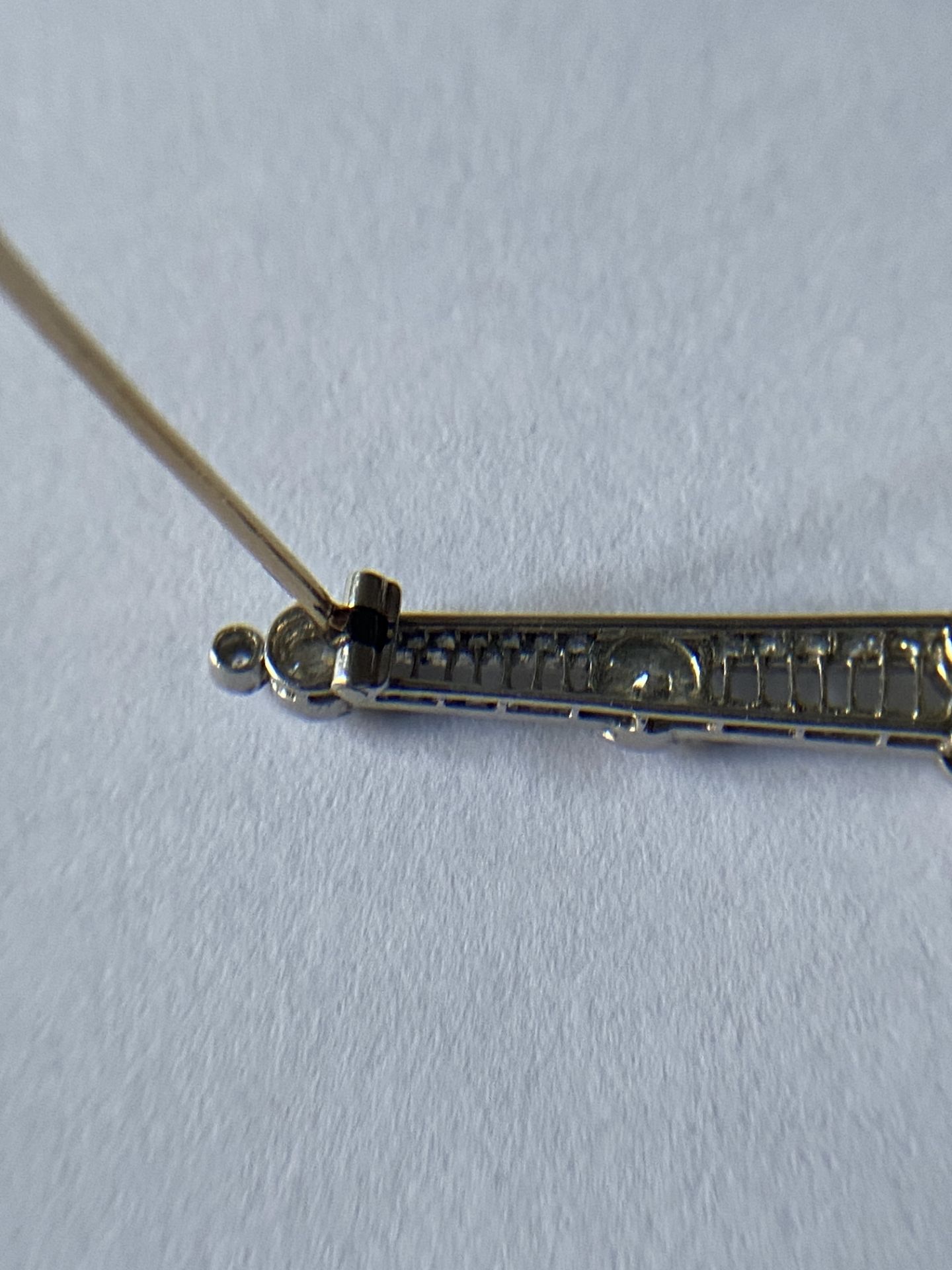 An Edwardian diamond cluster bar brooch - Image 5 of 9