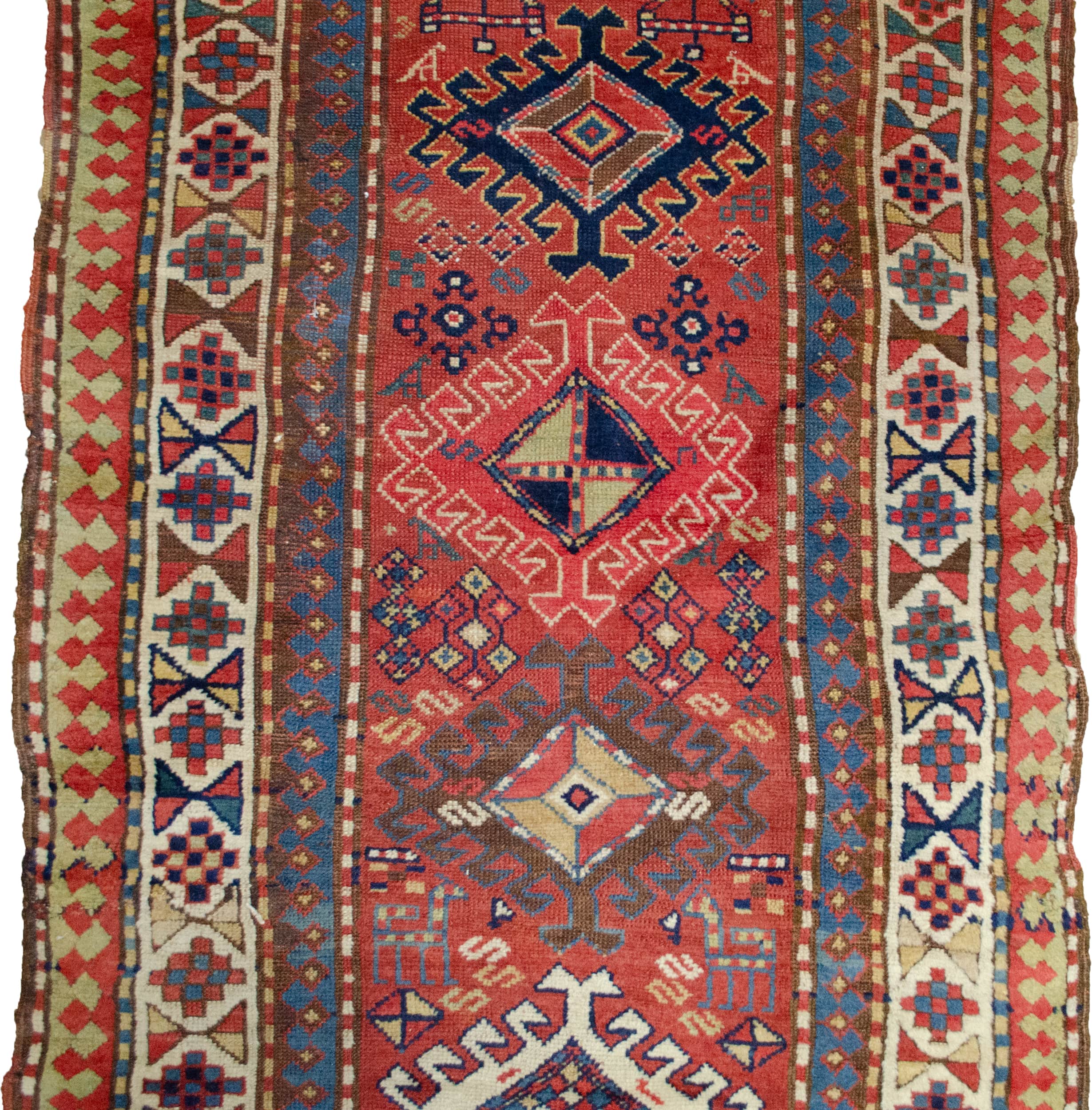 An Kazak runner, Caucacus, 19th century - Image 6 of 7