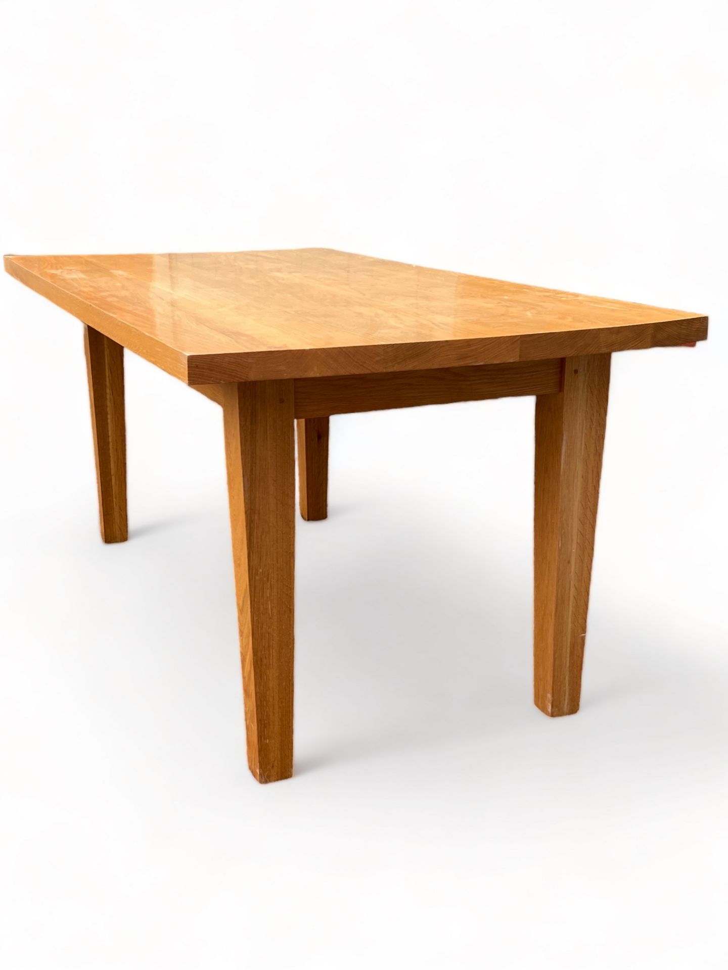 A contemporary oak writing tabe / desk by De La Espada - Image 5 of 5