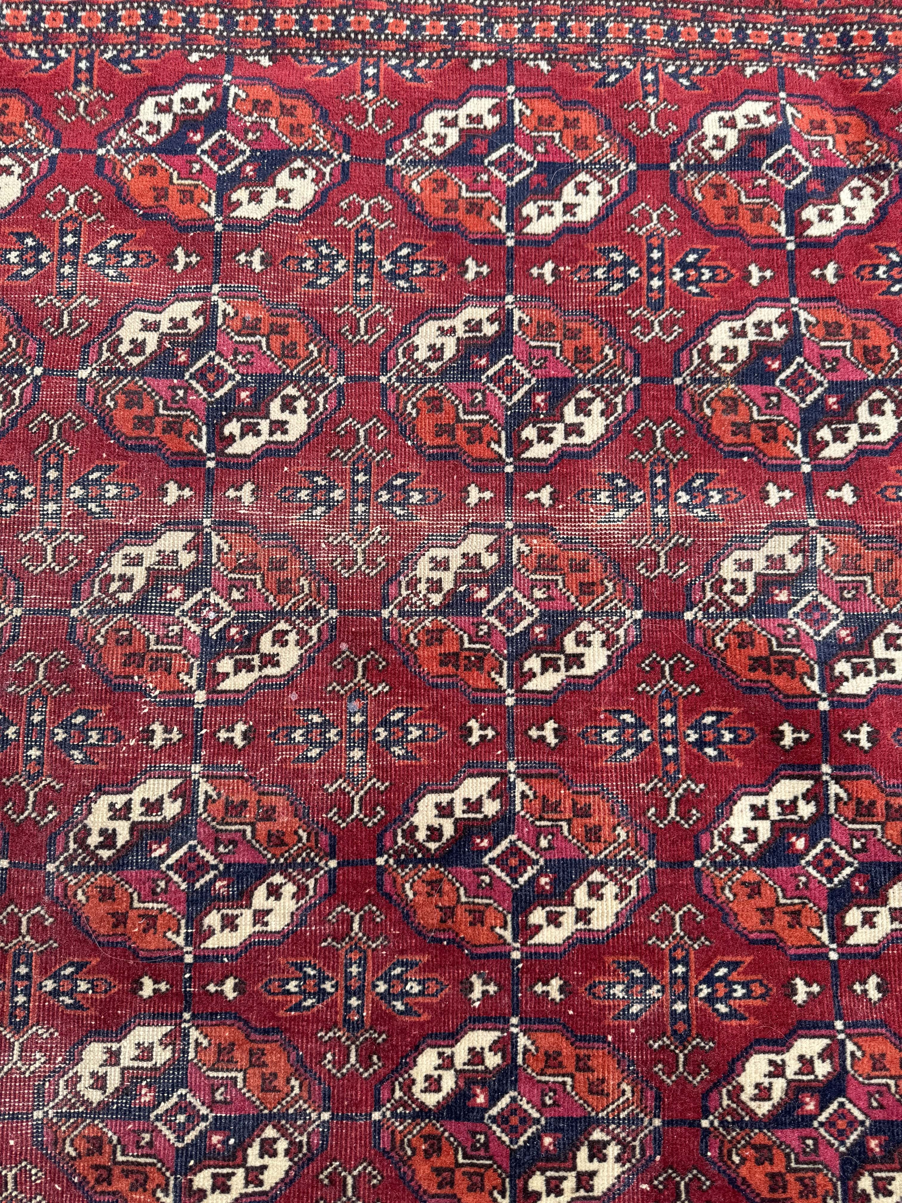 A Tekke Bokhara rug, mid 20th century - Image 4 of 5