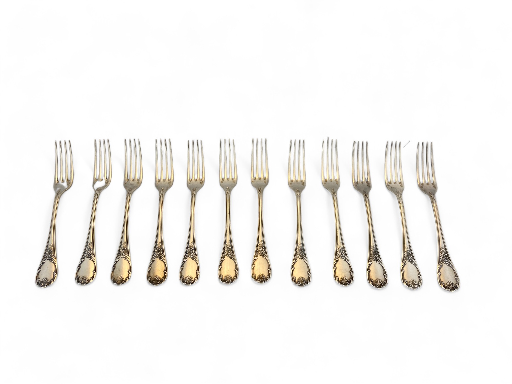 An extensive composite canteen of mostly silver plated Marly pattern cutlery by Christofle, Paris - Image 15 of 99