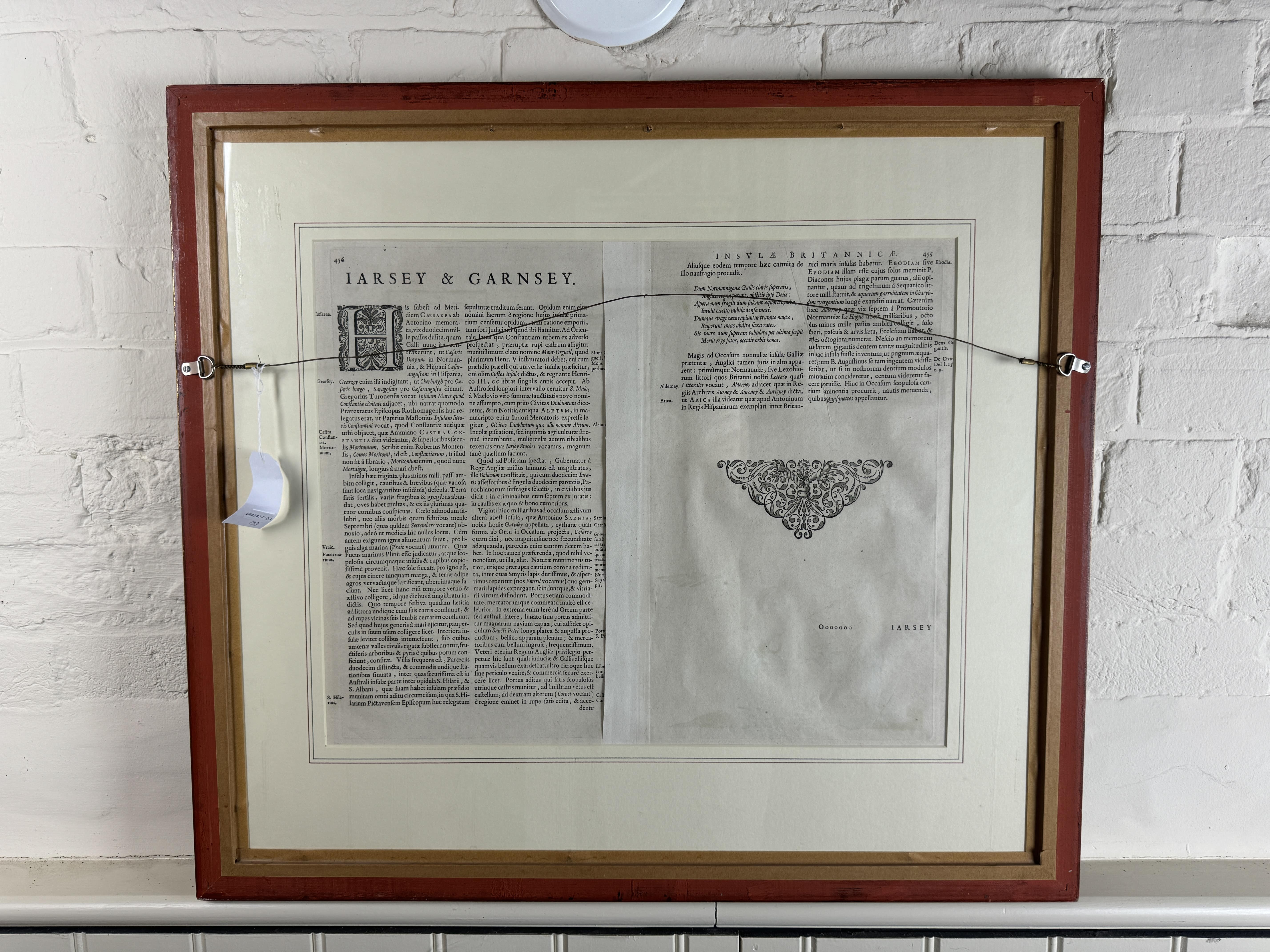 Two framed antique maps of the Channel Islands - Image 4 of 10