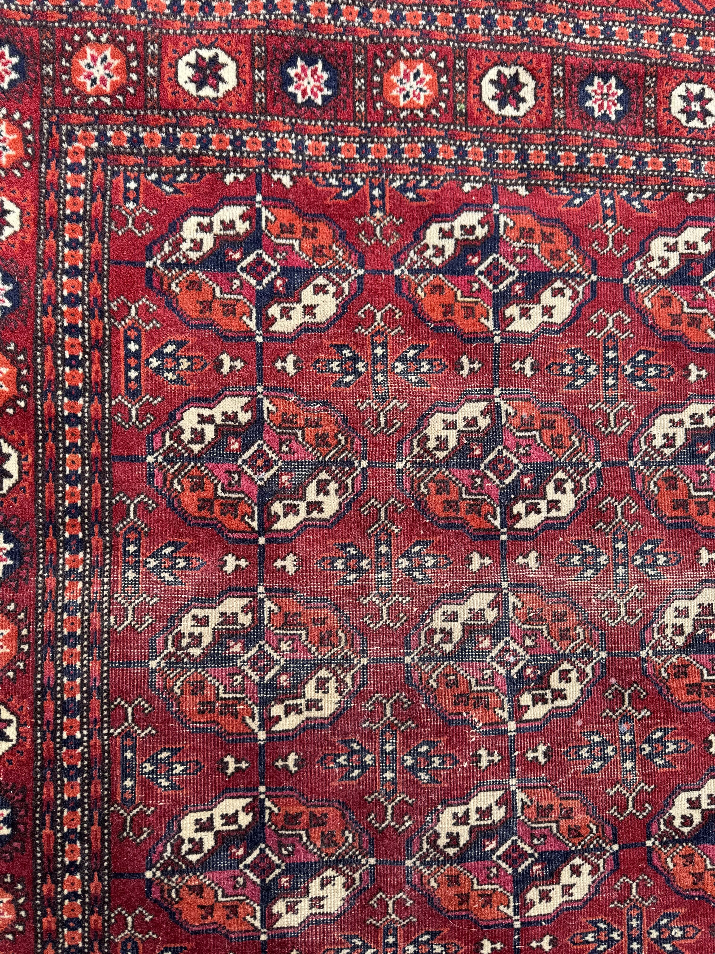 A Tekke Bokhara rug, mid 20th century - Image 3 of 5