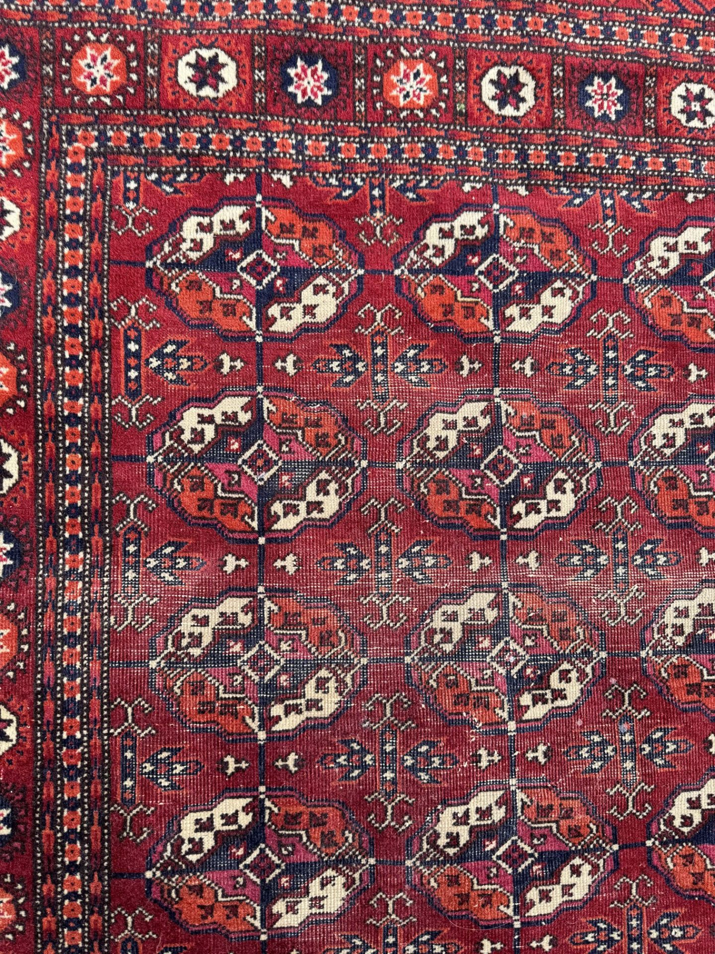 A Tekke Bokhara rug, mid 20th century - Image 3 of 10
