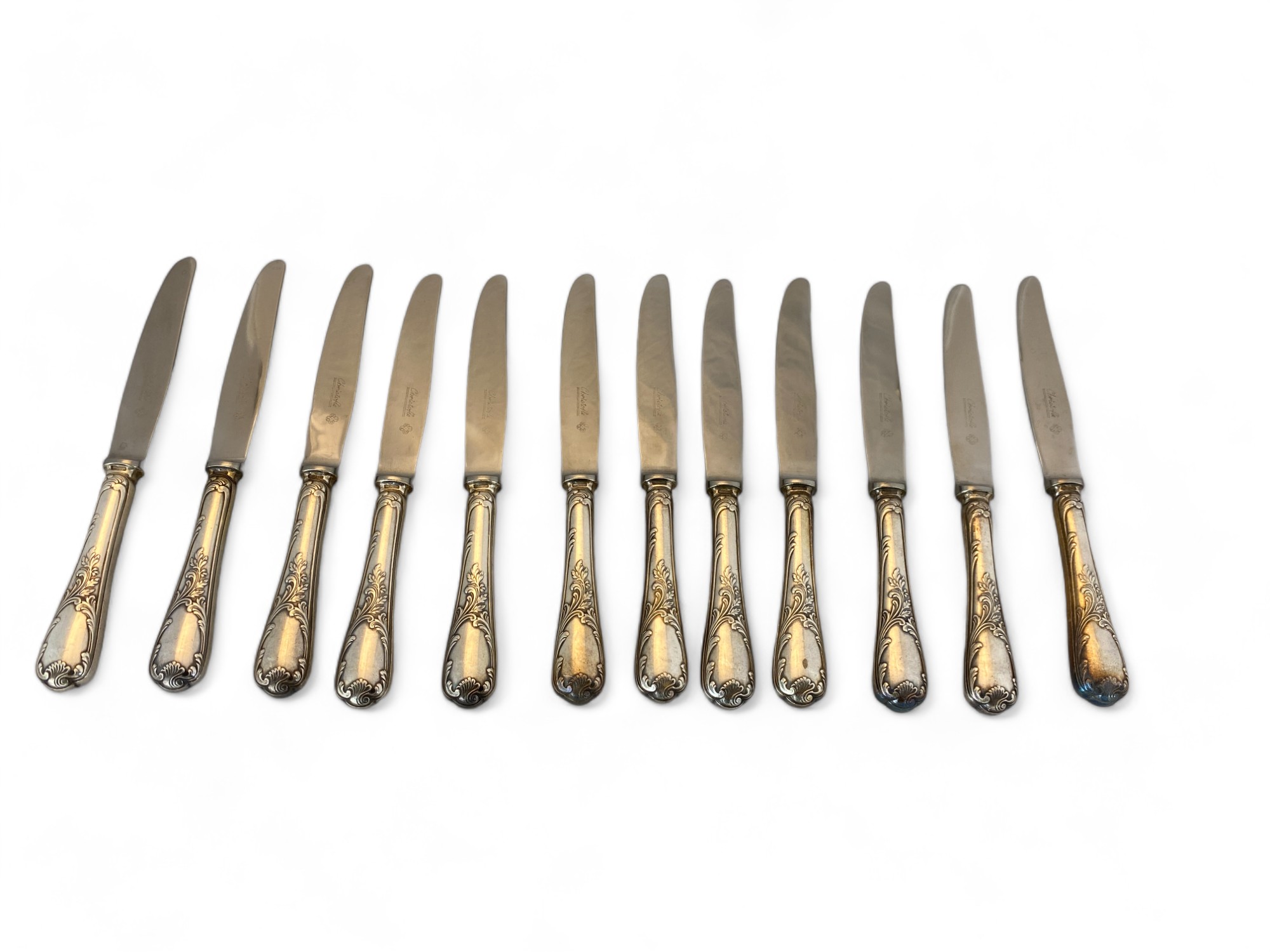 An extensive composite canteen of mostly silver plated Marly pattern cutlery by Christofle, Paris - Image 21 of 99