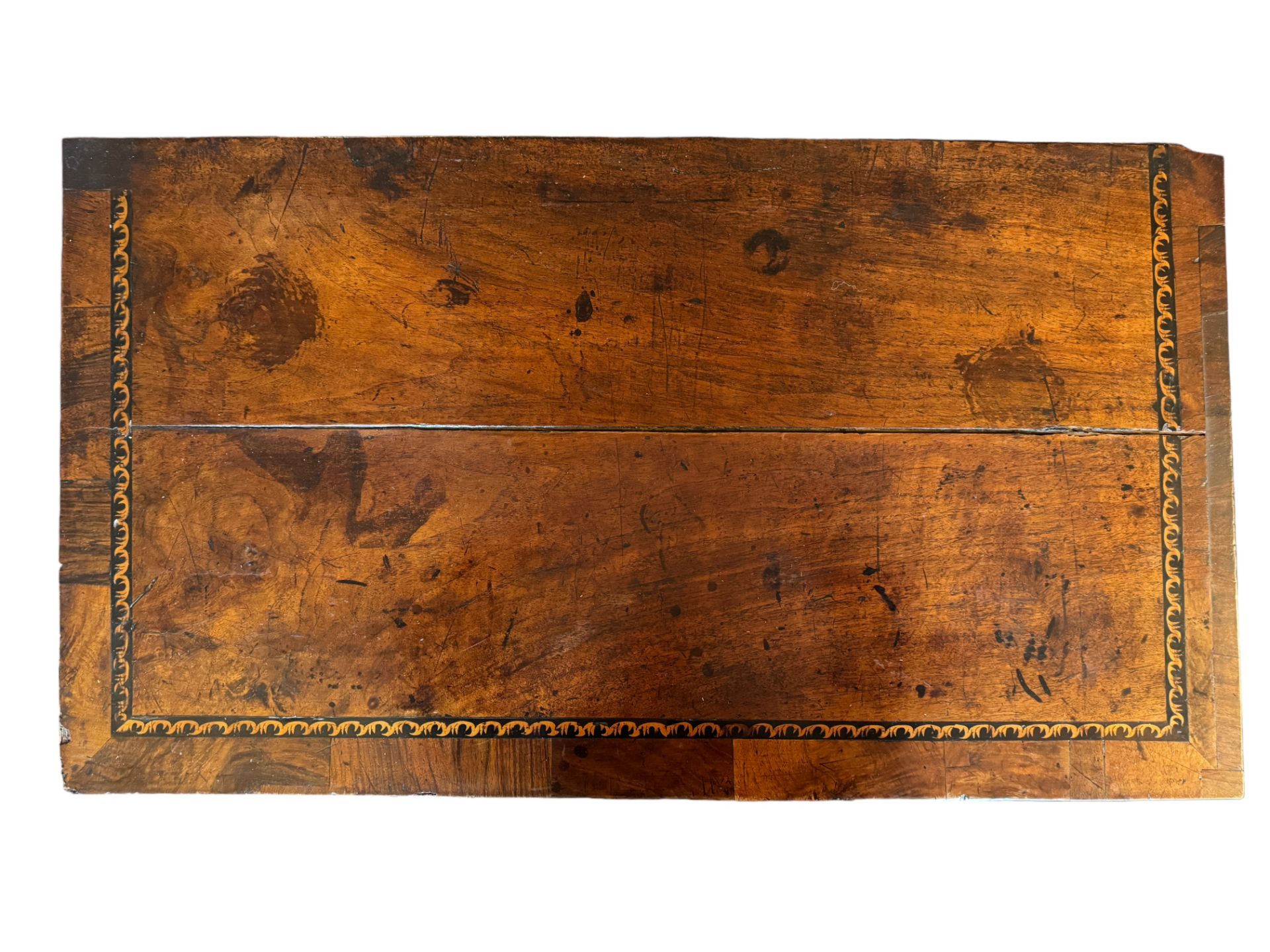 A William and Mary walnut, oak, sycamore and ebony marquetry chest - Image 3 of 6