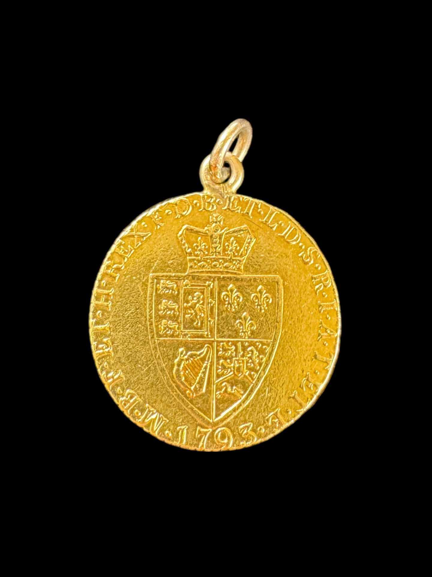 A George III gold ‘spade’ guinea, 1793