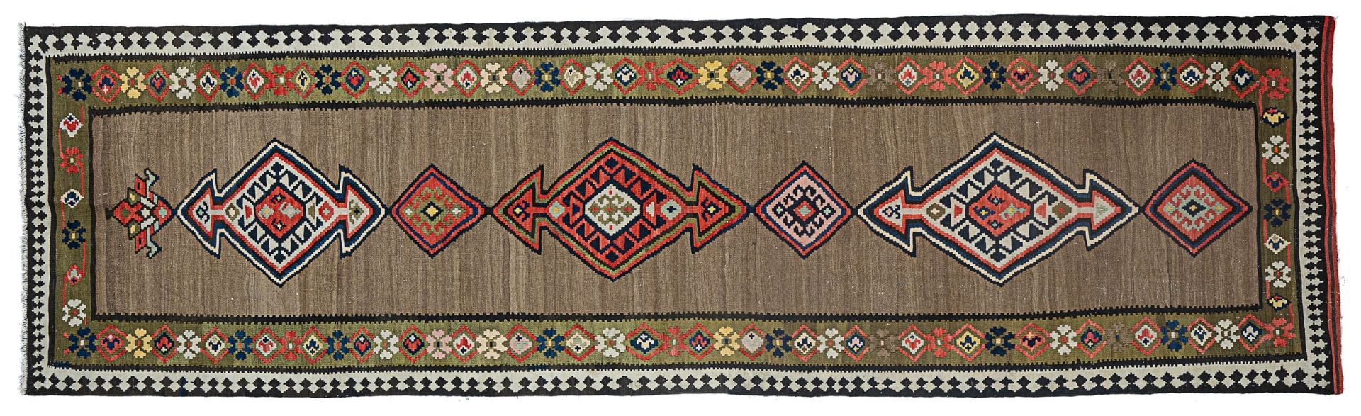 A Shahsavan kilim, circa 1900 - Image 2 of 6