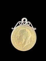 A George V full gold sovereign, 1911