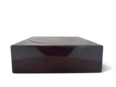 A 19th century mahogany sculpture turn table