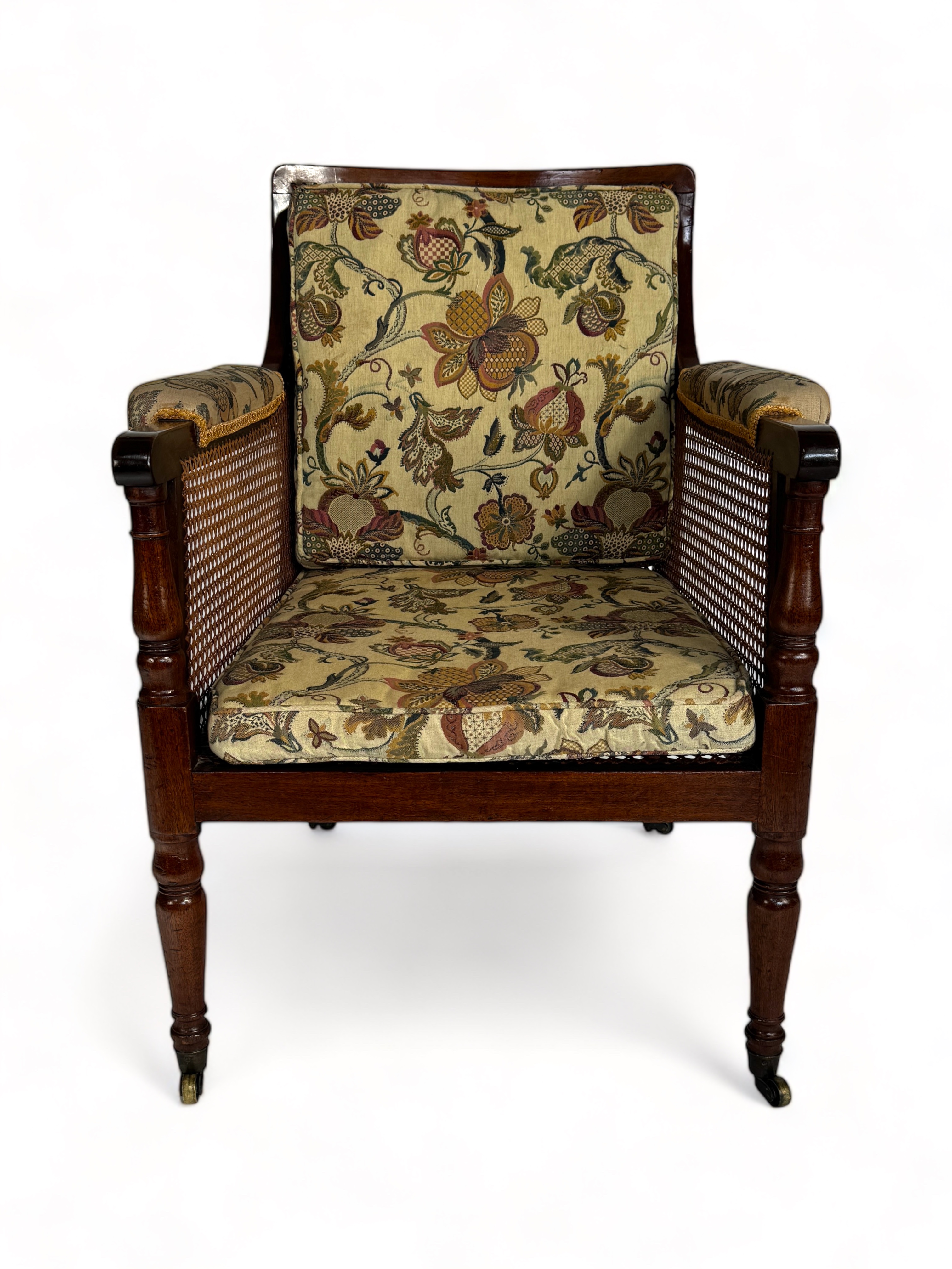A George IV mahogany library bergere - Image 4 of 4