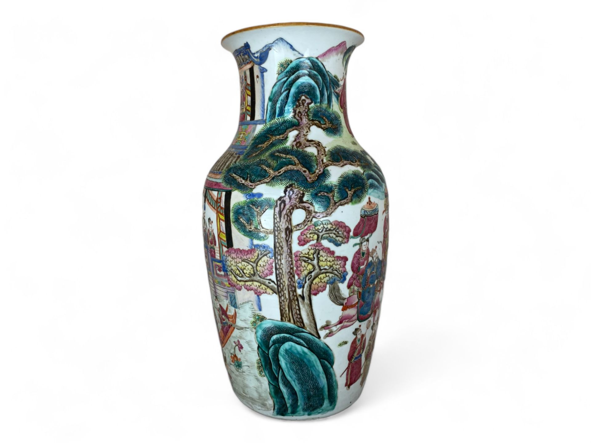 A 19th century Chinese famille rose vase - Image 2 of 6