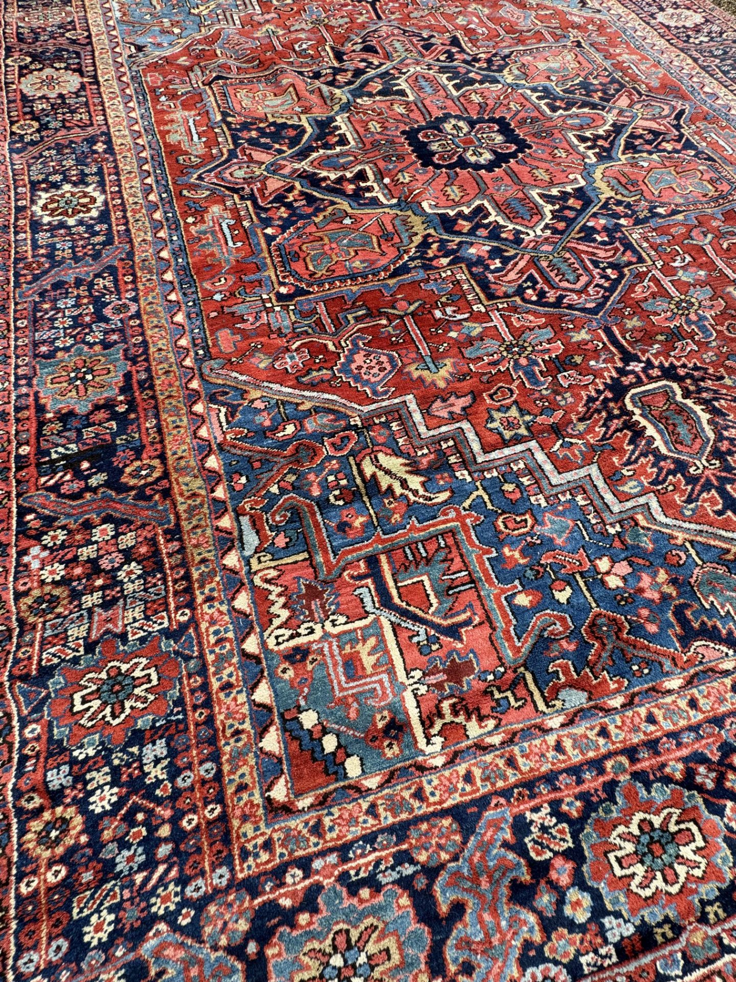 A Heriz carpet, North West Persia, circa 1920 - Image 3 of 8