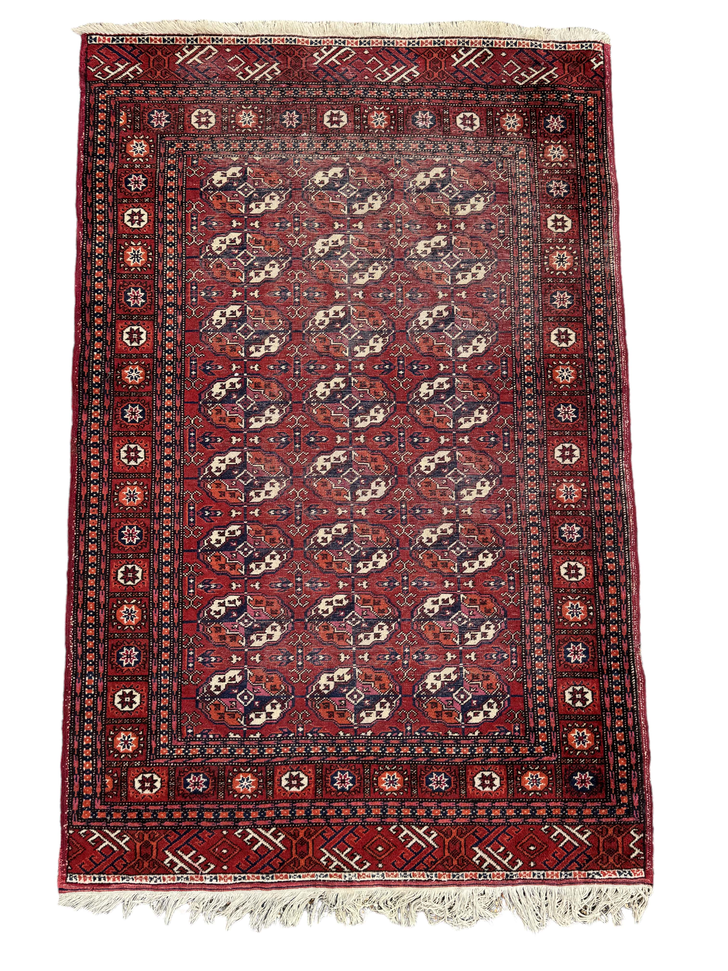 A Tekke Bokhara rug, mid 20th century - Image 3 of 4