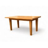 A contemporary oak writing tabe / desk by De La Espada