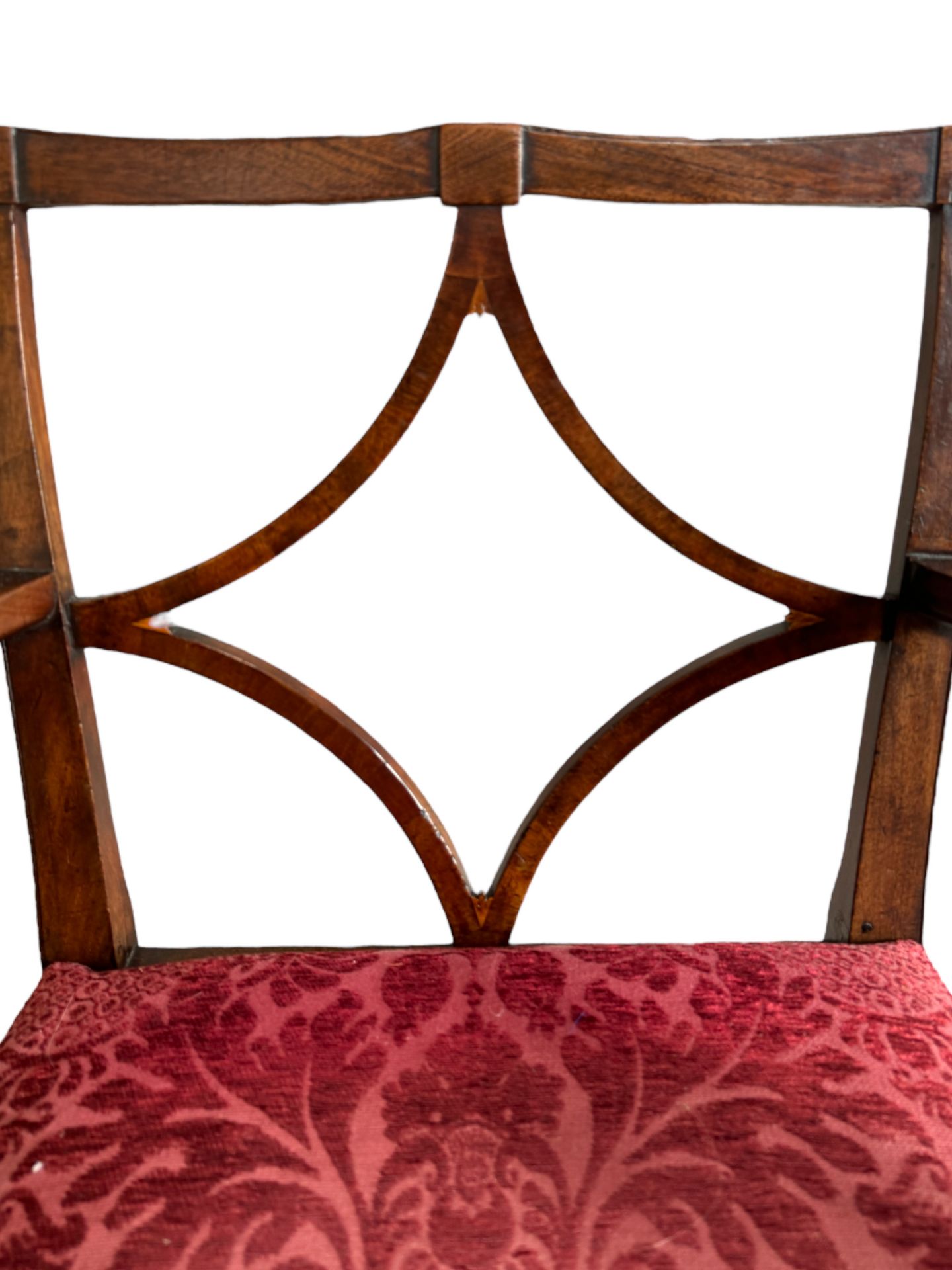 A provincial George III mahogany open armchair - Image 4 of 7