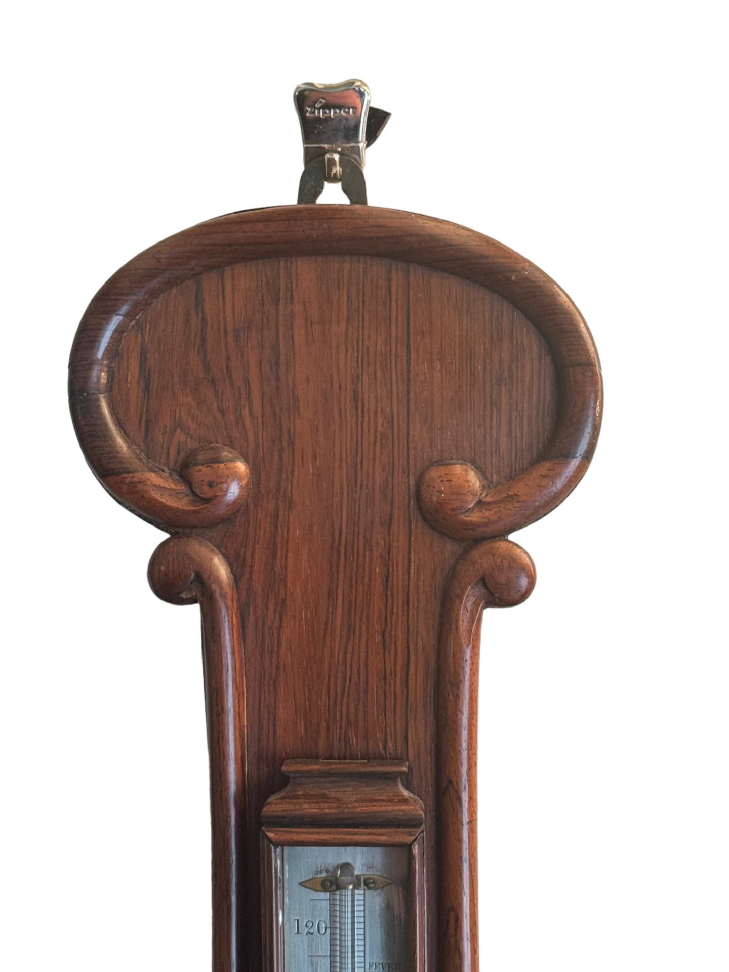 A Victorian rosewood mercury wheel barometer by P.Cetta, Gloucester - Image 3 of 5