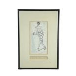 Sir Osbert Lancaster CBE (British, 1908-1986) Pen and ink cartoon of a pair of ballet dancers
