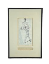 Sir Osbert Lancaster CBE (British, 1908-1986) Pen and ink cartoon of a pair of ballet dancers