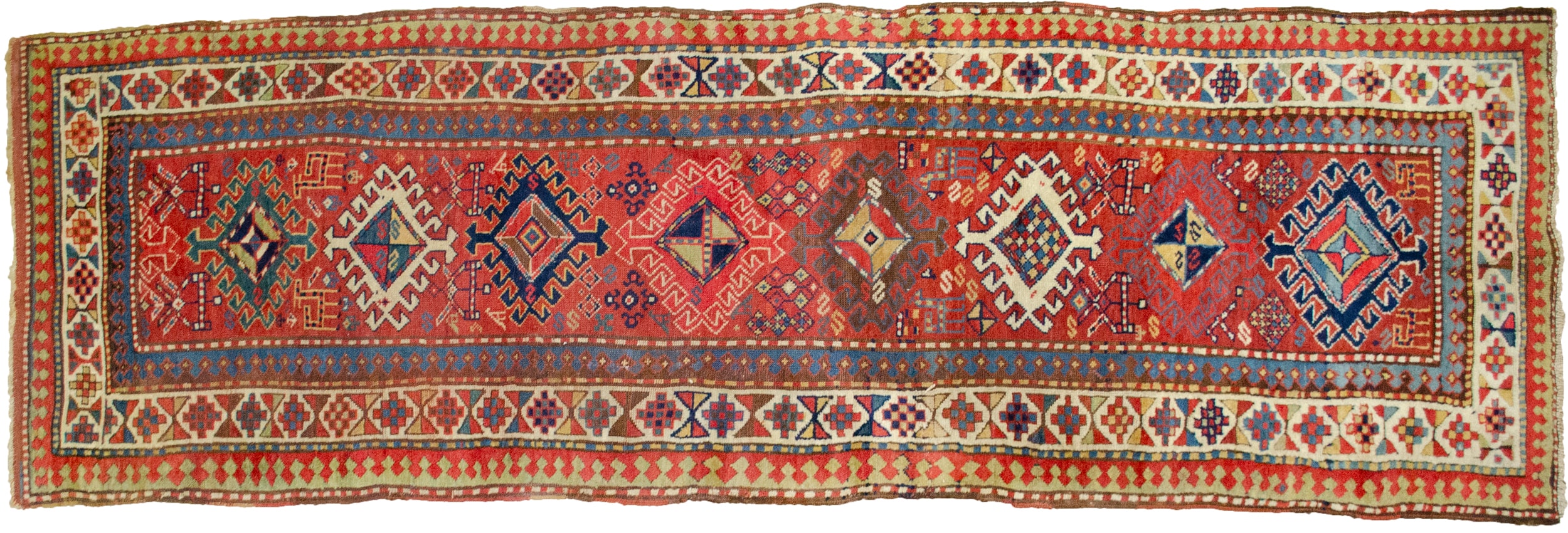 An Kazak runner, Caucacus, 19th century - Image 2 of 7