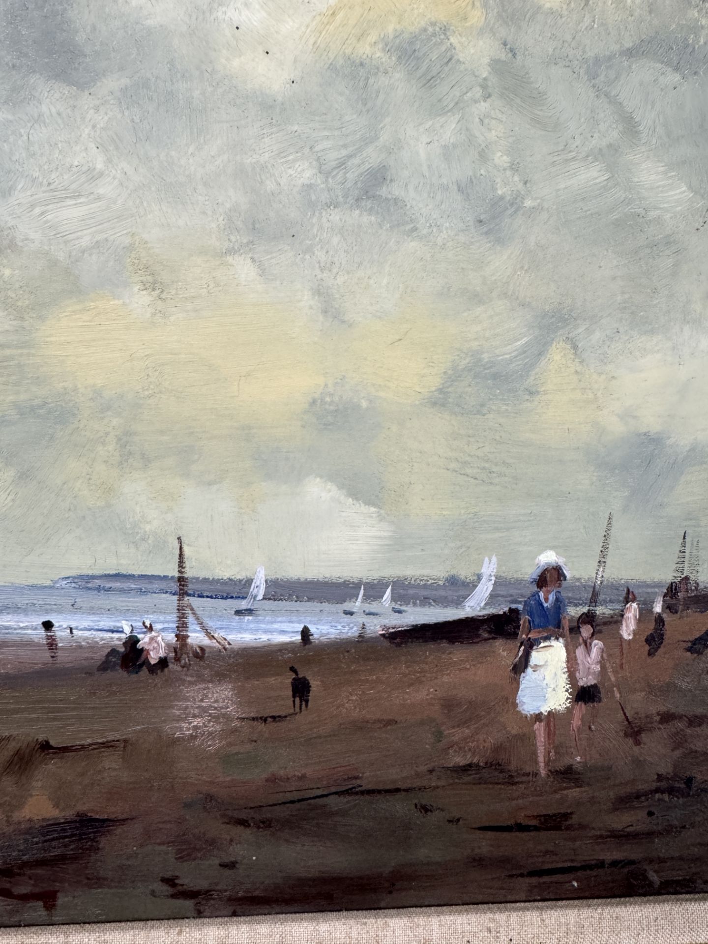 Roy Petley (British b.1950) Beach Scene - Image 4 of 6