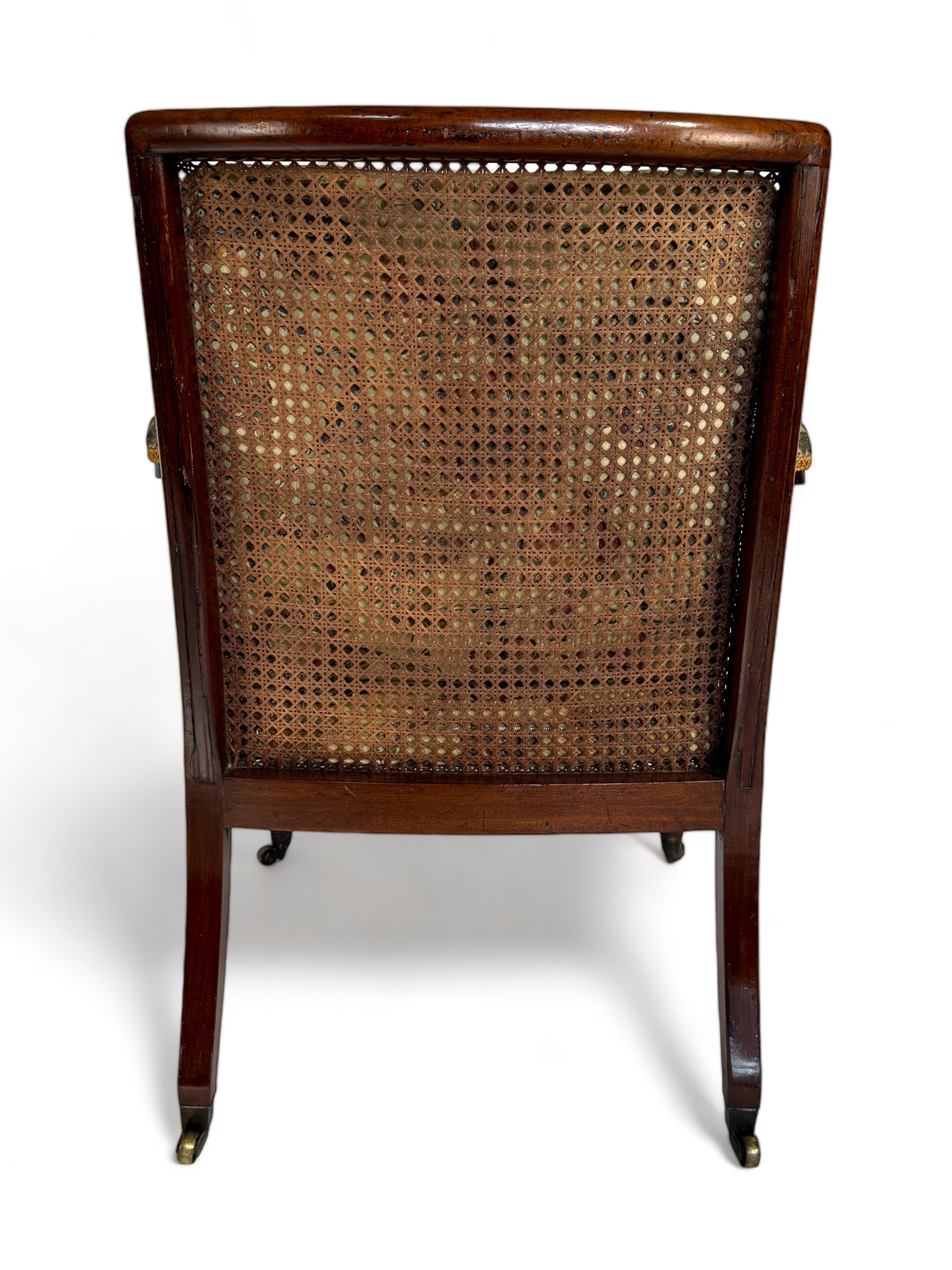 A George IV mahogany library bergere - Image 2 of 4