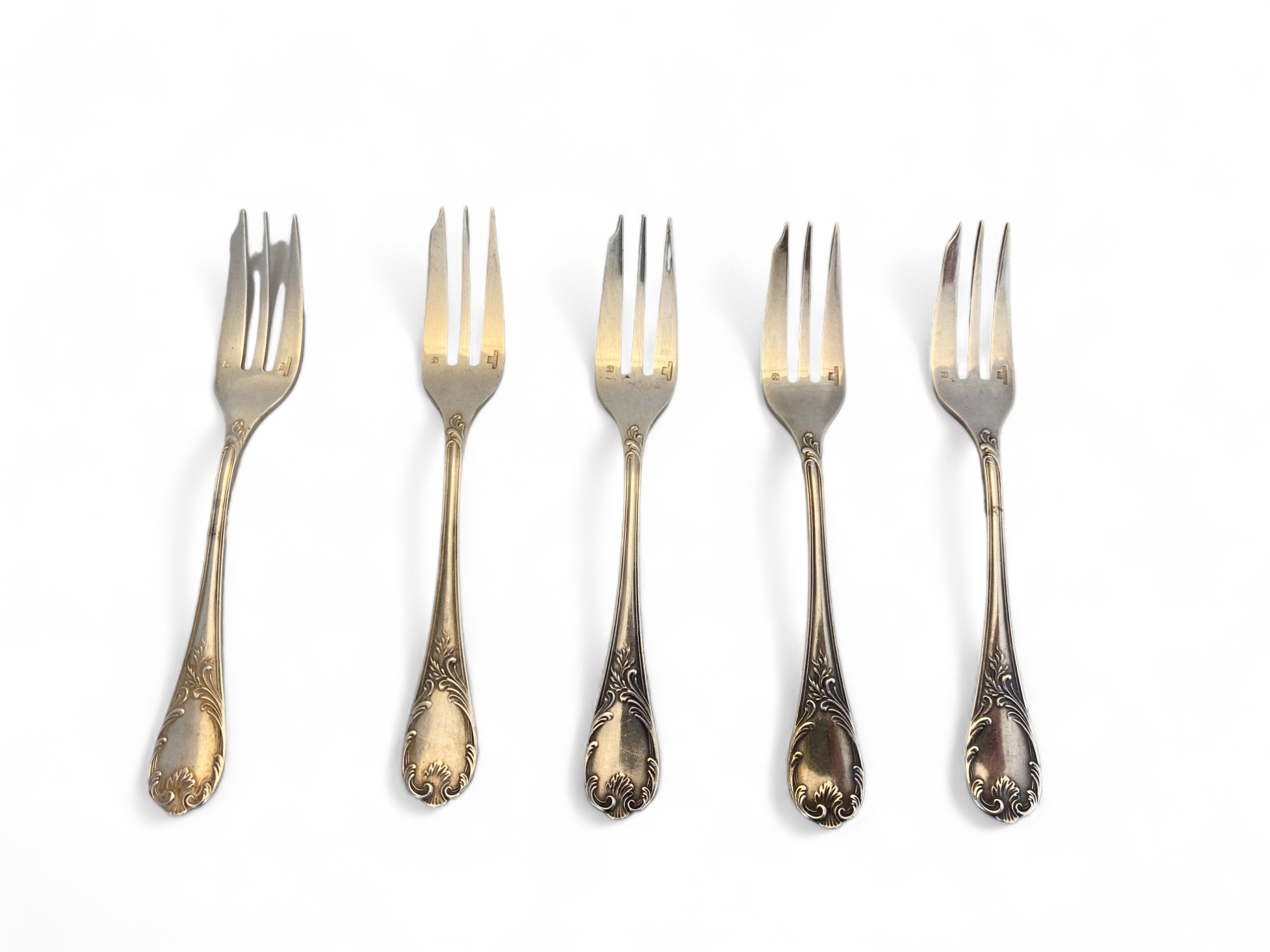 An extensive composite canteen of mostly silver plated Marly pattern cutlery by Christofle, Paris - Image 31 of 99