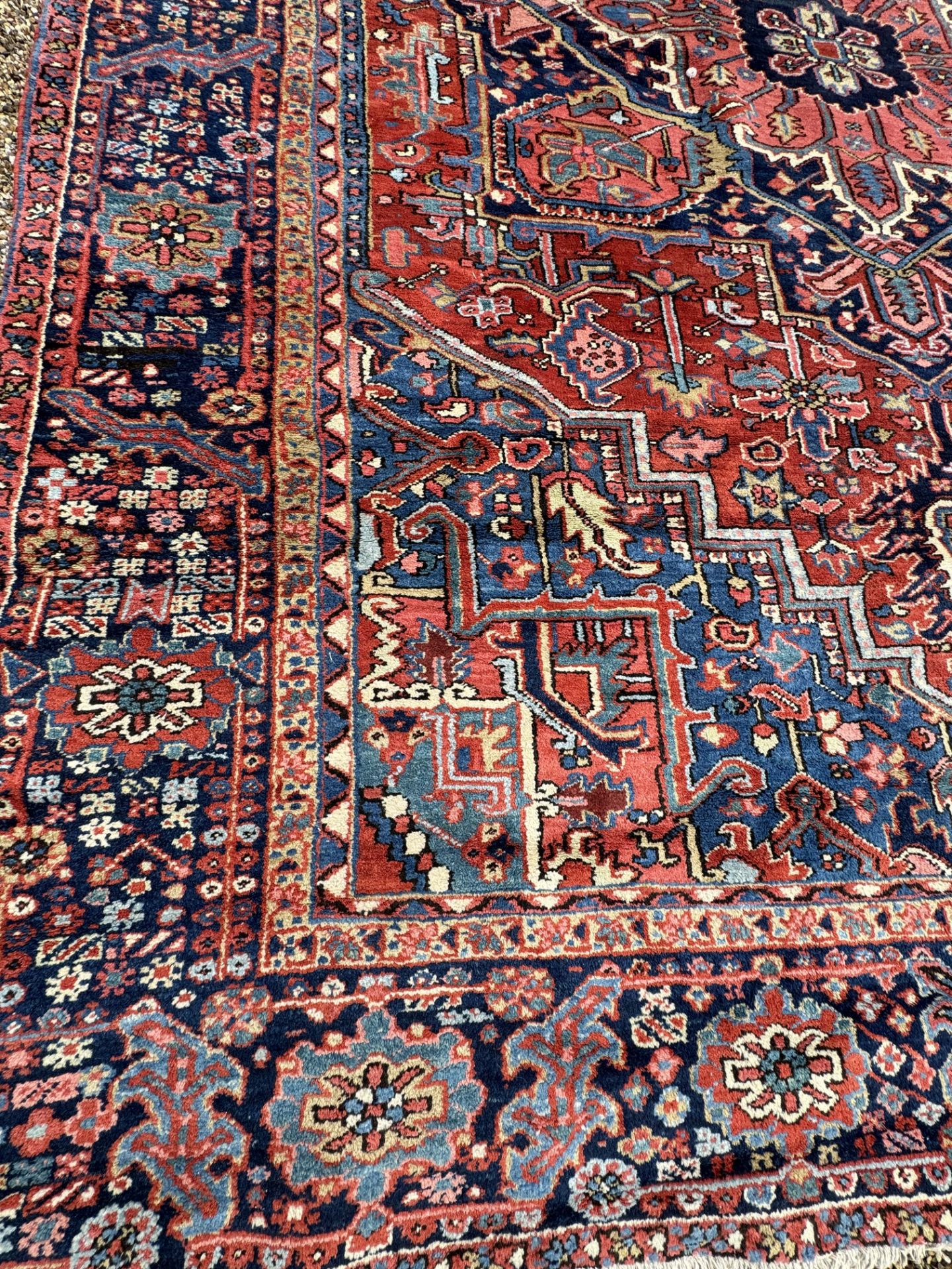 A Heriz carpet, North West Persia, circa 1920 - Image 4 of 8