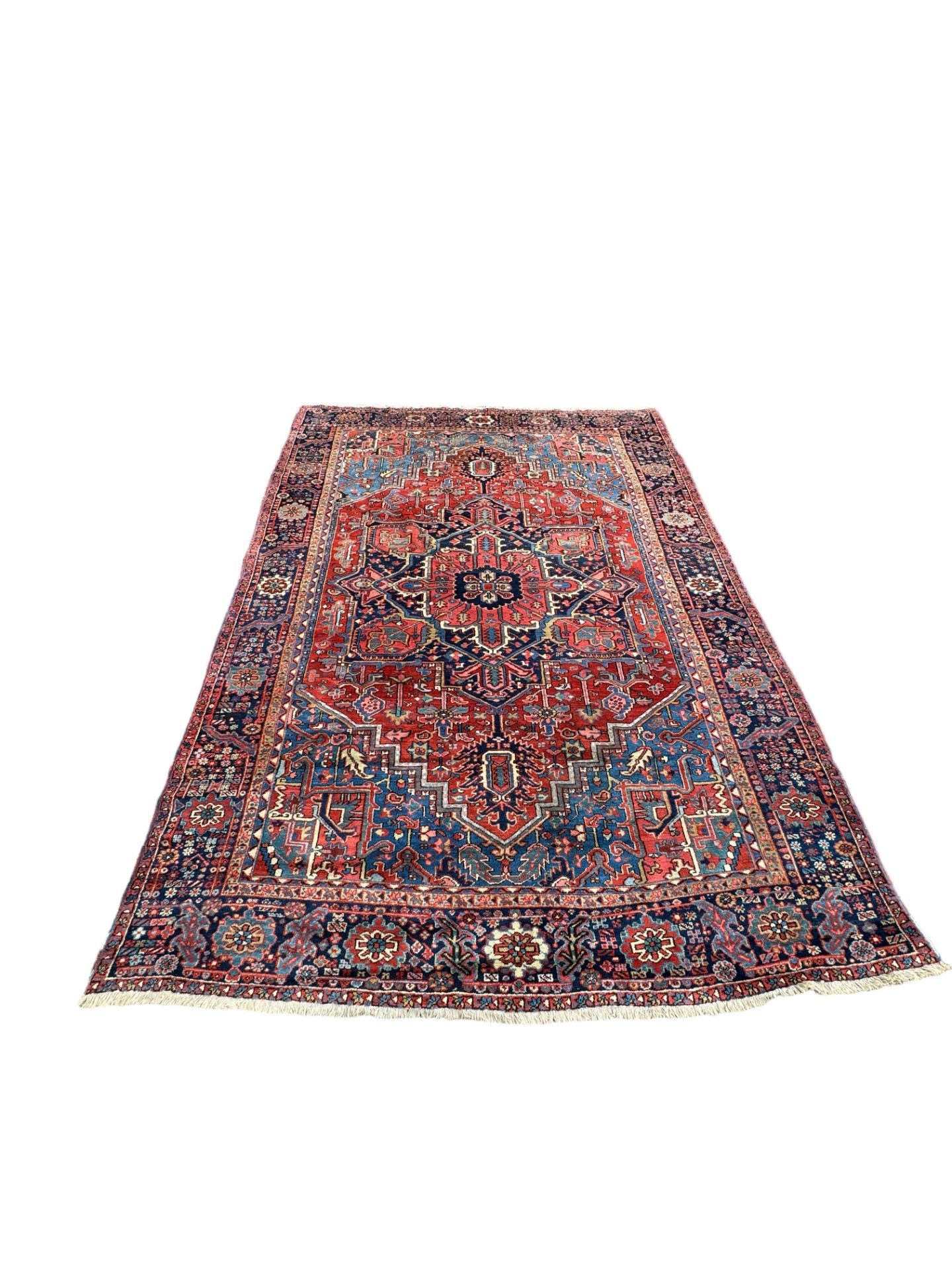 A Heriz carpet, North West Persia, circa 1920 - Image 8 of 8
