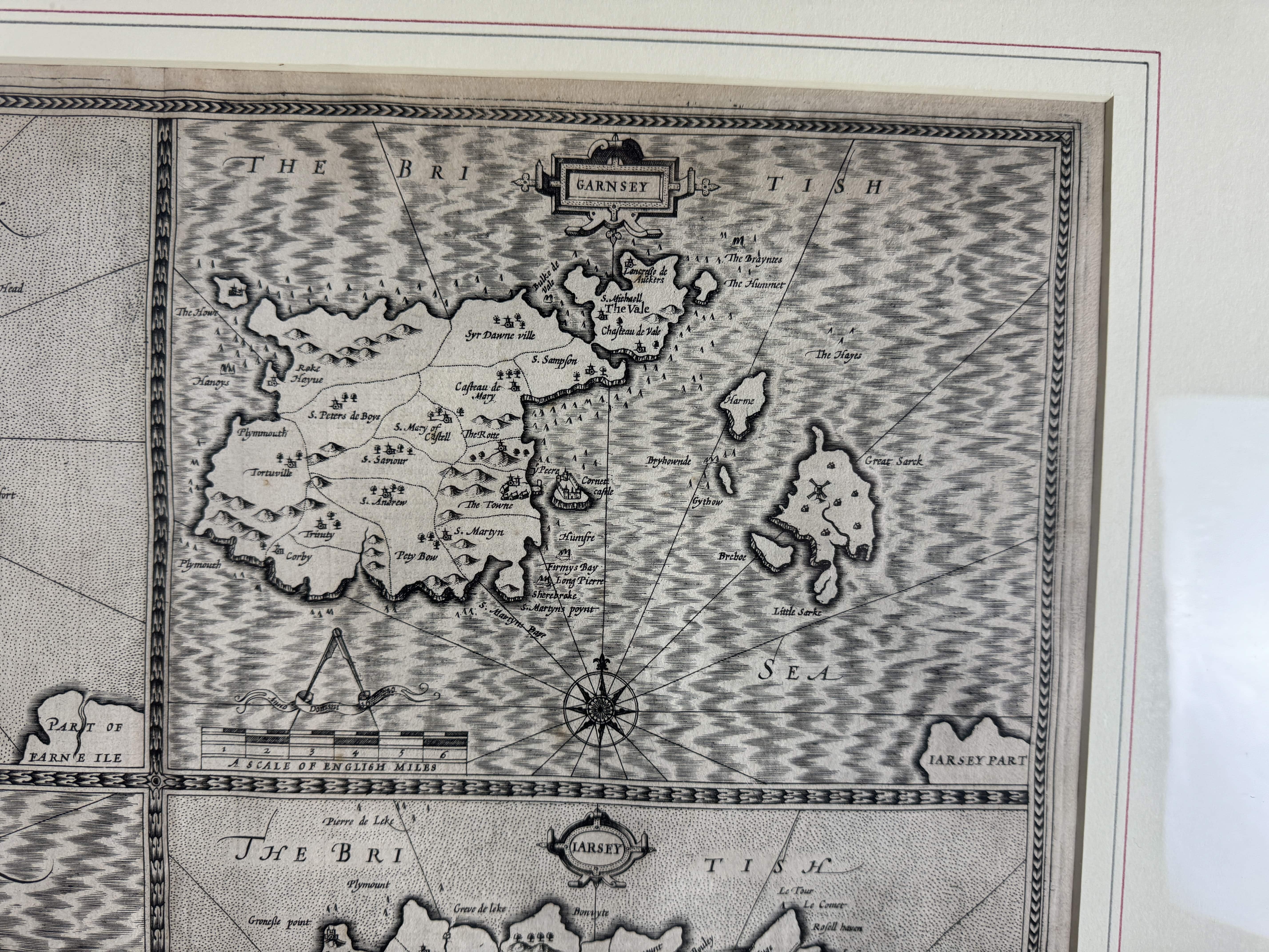 Two framed antique maps of the Channel Islands - Image 9 of 10