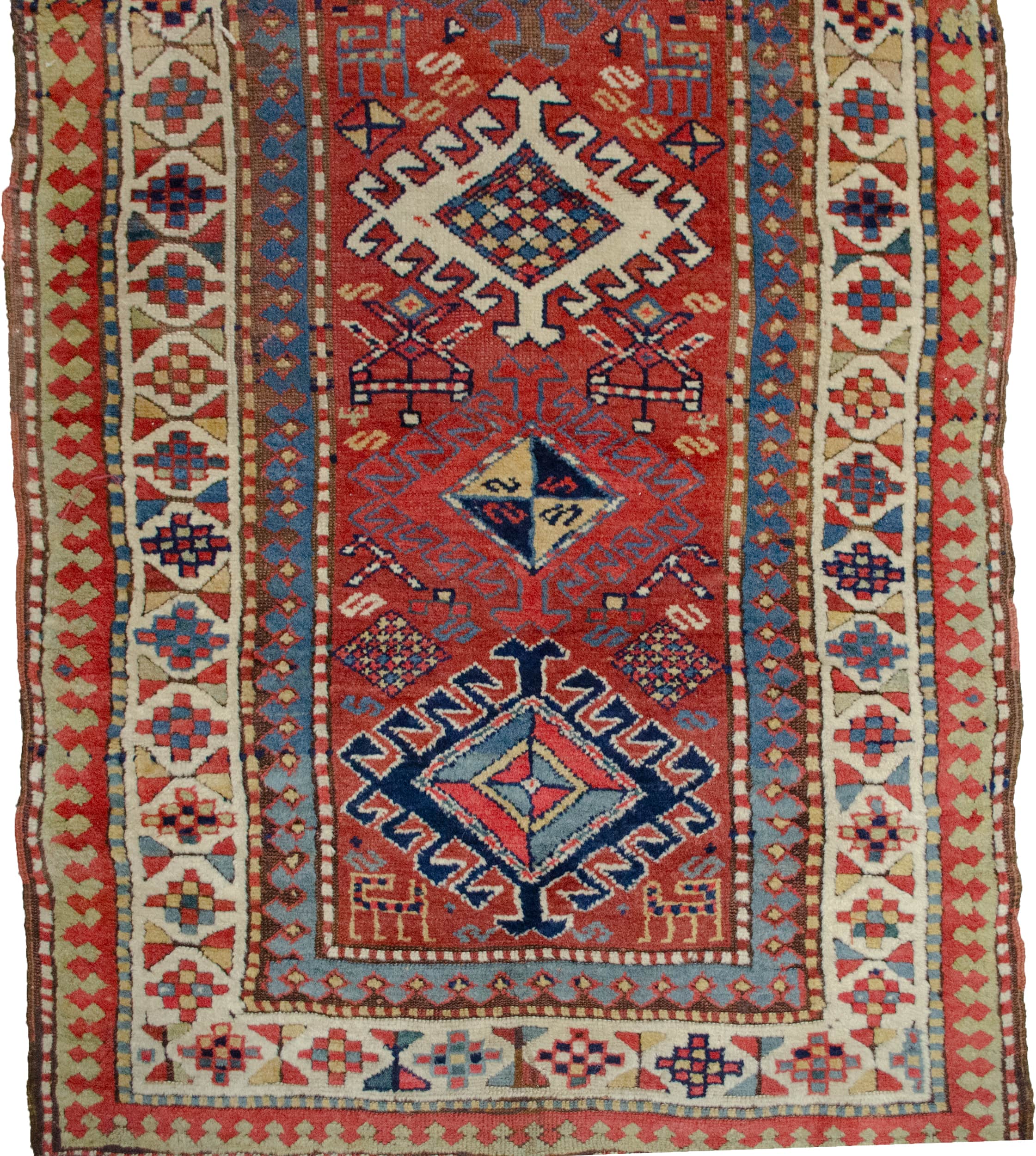 An Kazak runner, Caucacus, 19th century - Image 7 of 7