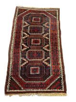 A Belouch rug, Perisan/Afghan borders, circa 1890