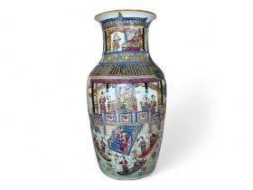 A 19th century Chinese famille rose vase
