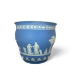 A Wedgwood light blue Jasperware jardiniere