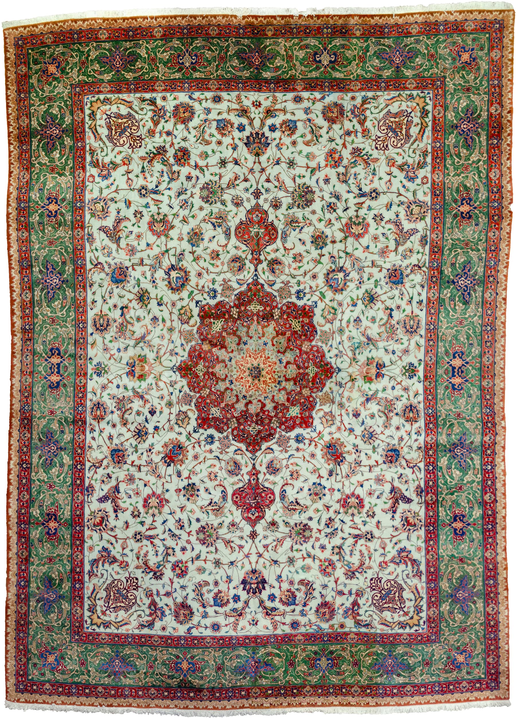 A vintage Tabriz carpet, North West Persia, circa 1980