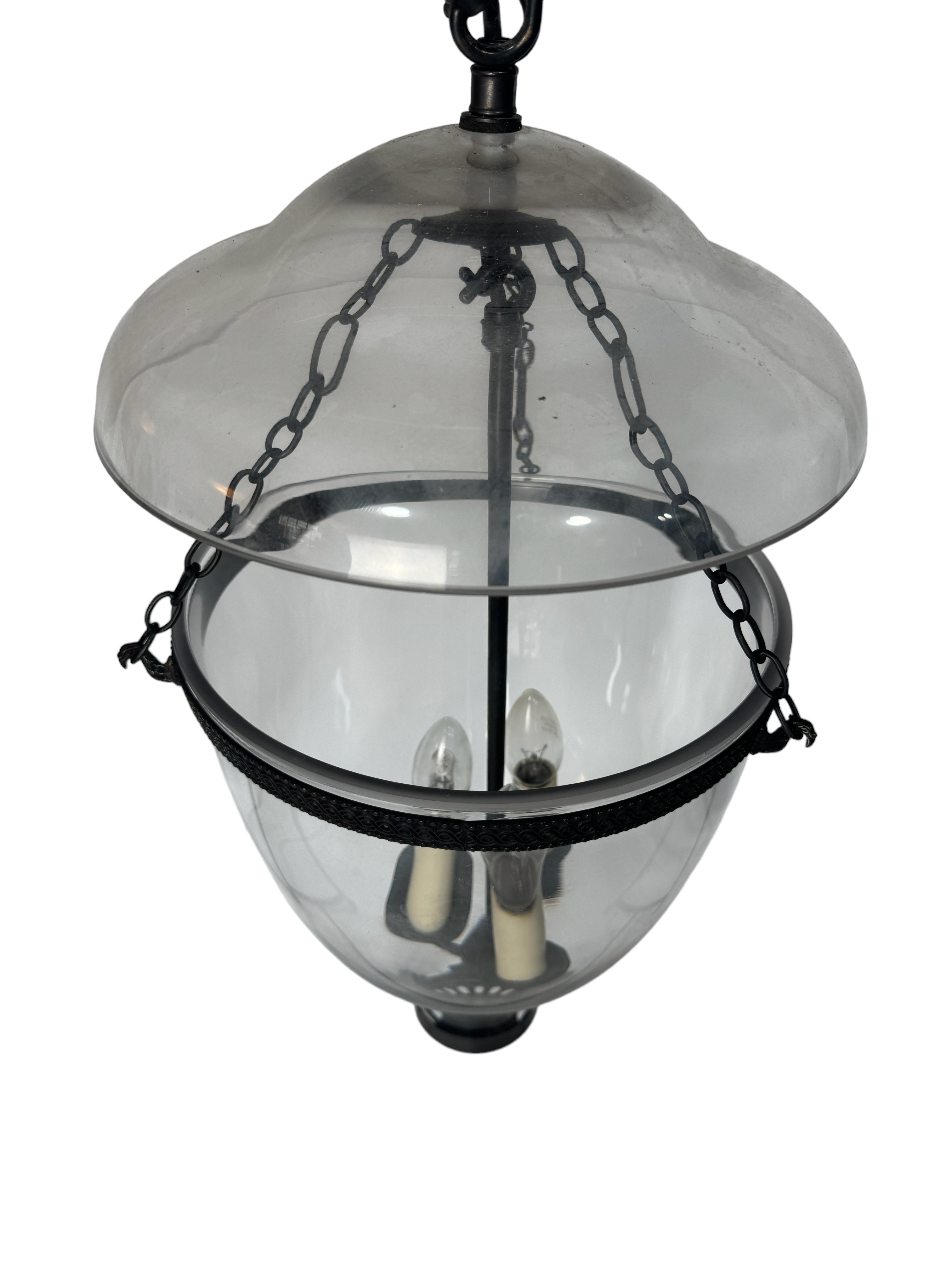 A Regency style Vaughan 'Glass Globe' hall lantern - Image 2 of 5